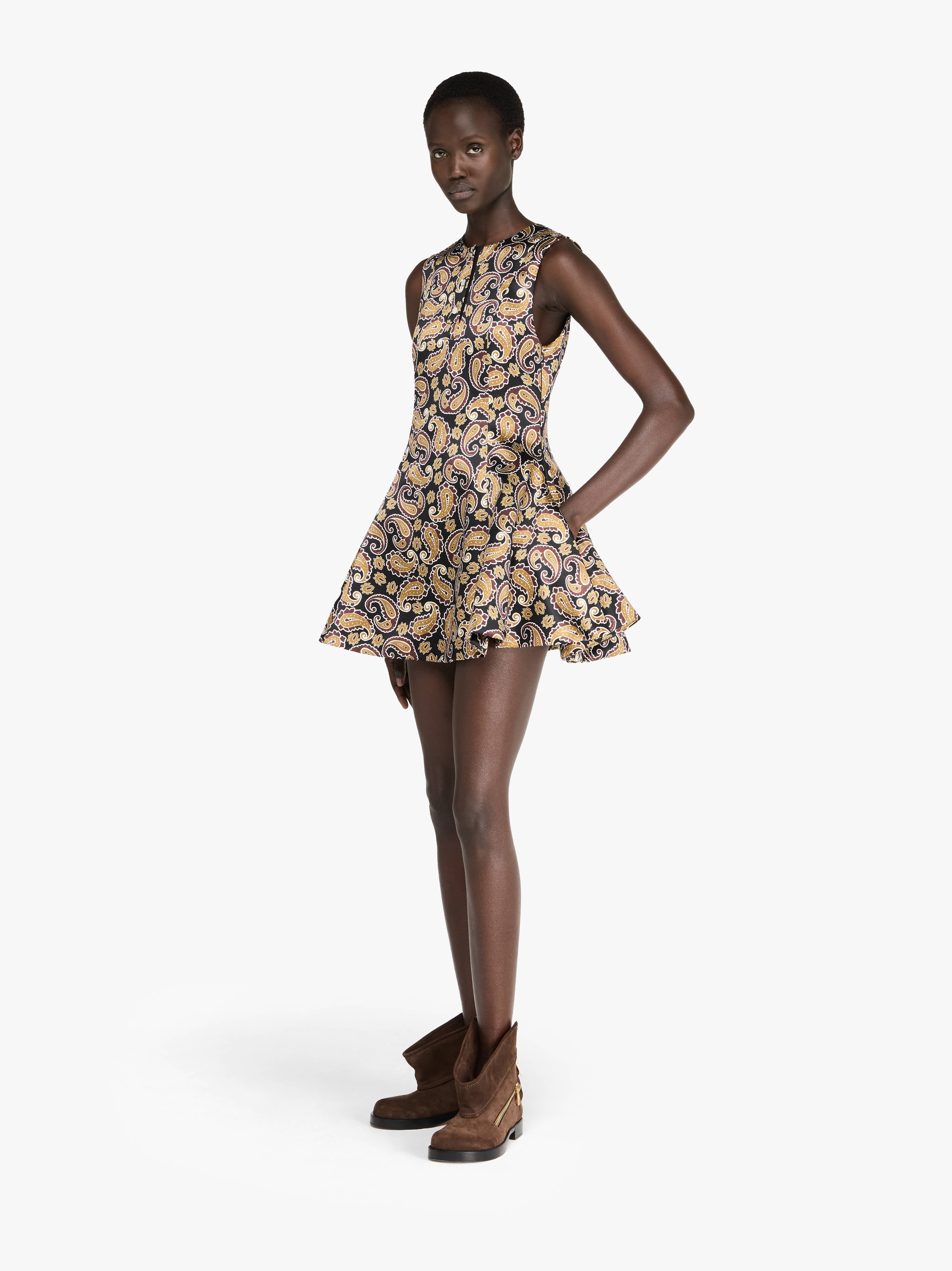PAISLEY' PRINT CIRCLE-SKIRT DRESS - 2