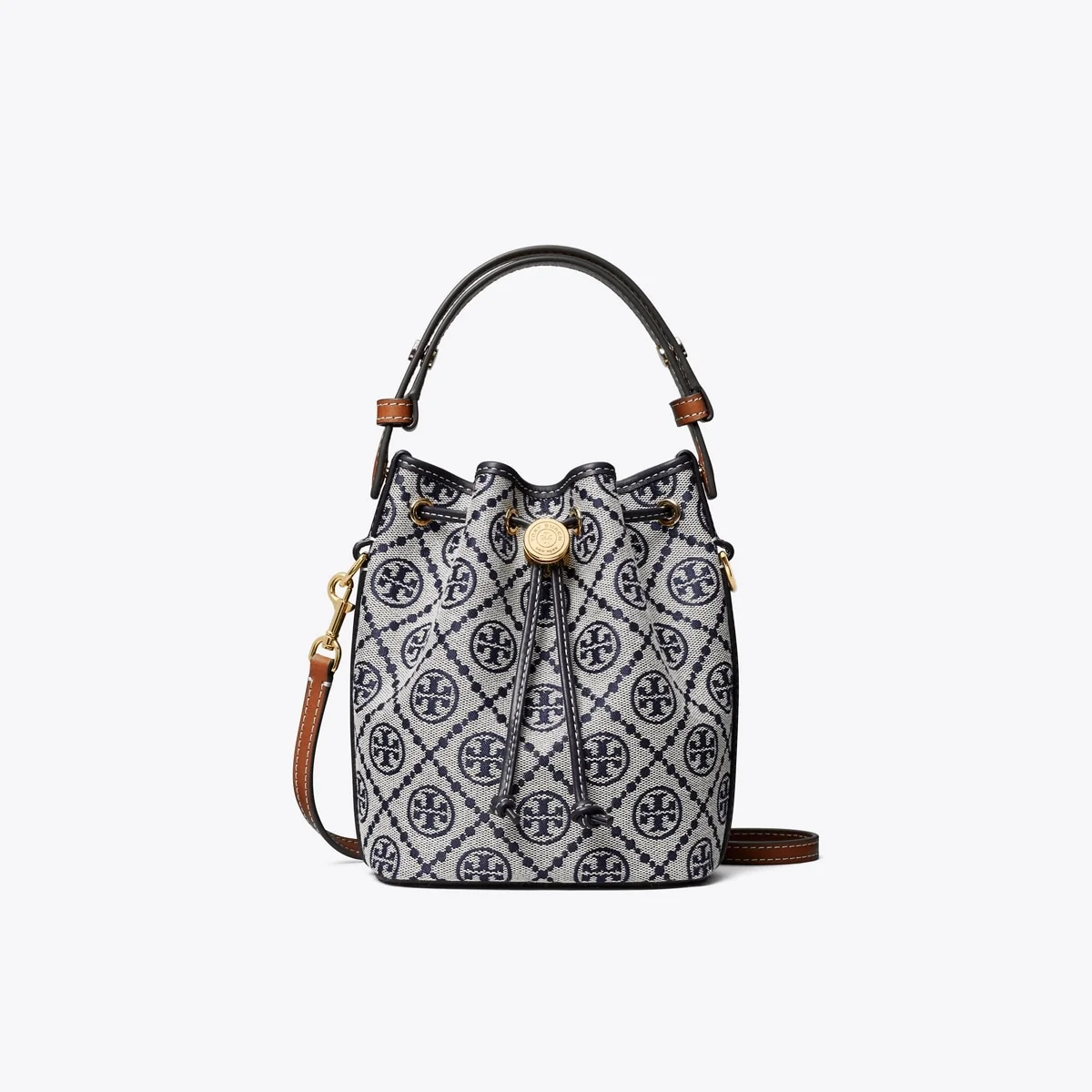 T Monogram Mini Bucket Bag - 1