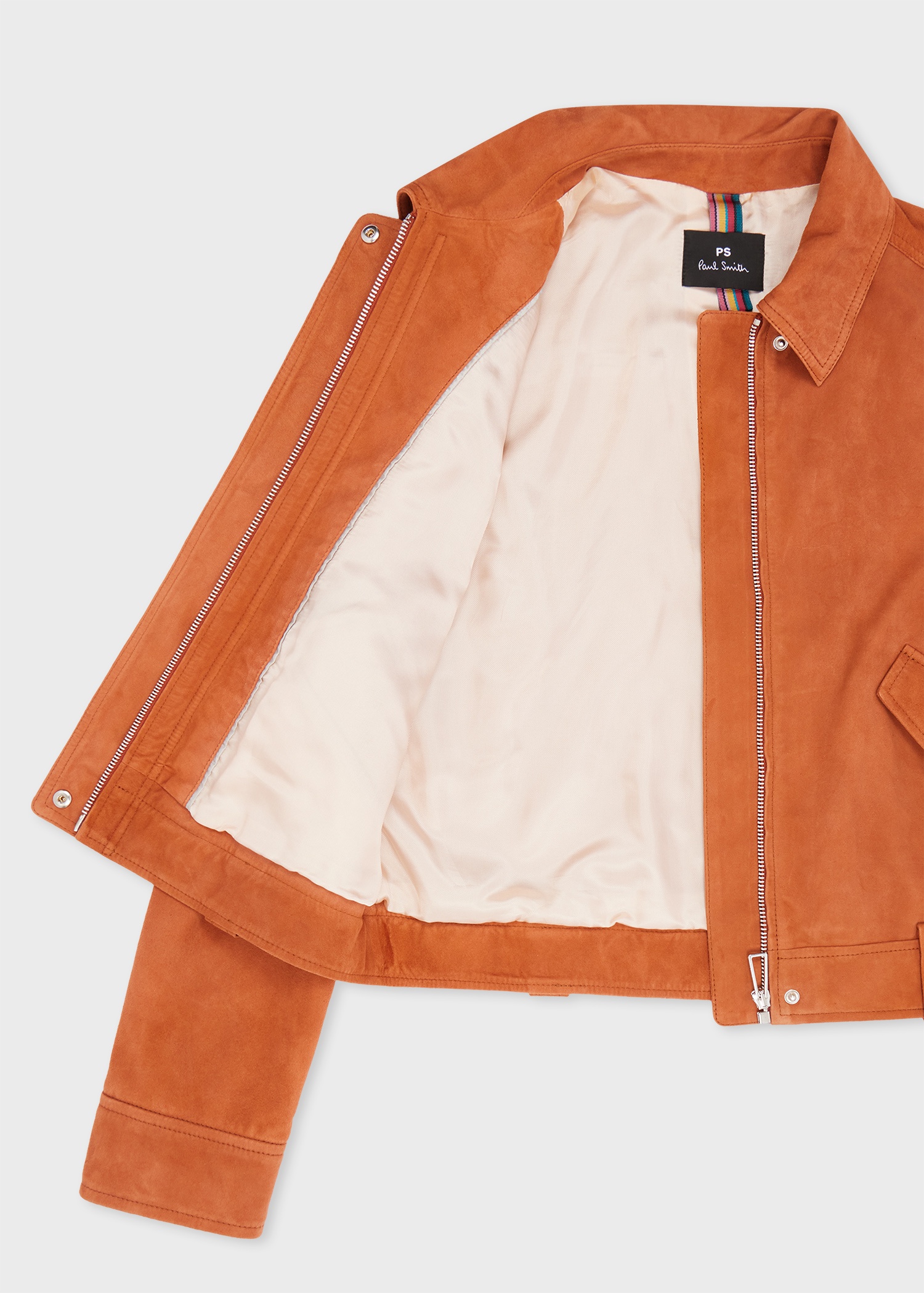 Women's Terracotta Suede Jacket - 4