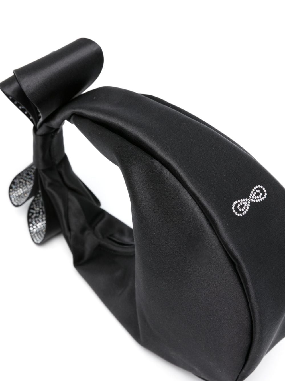 bow-detail satin tote bag - 4
