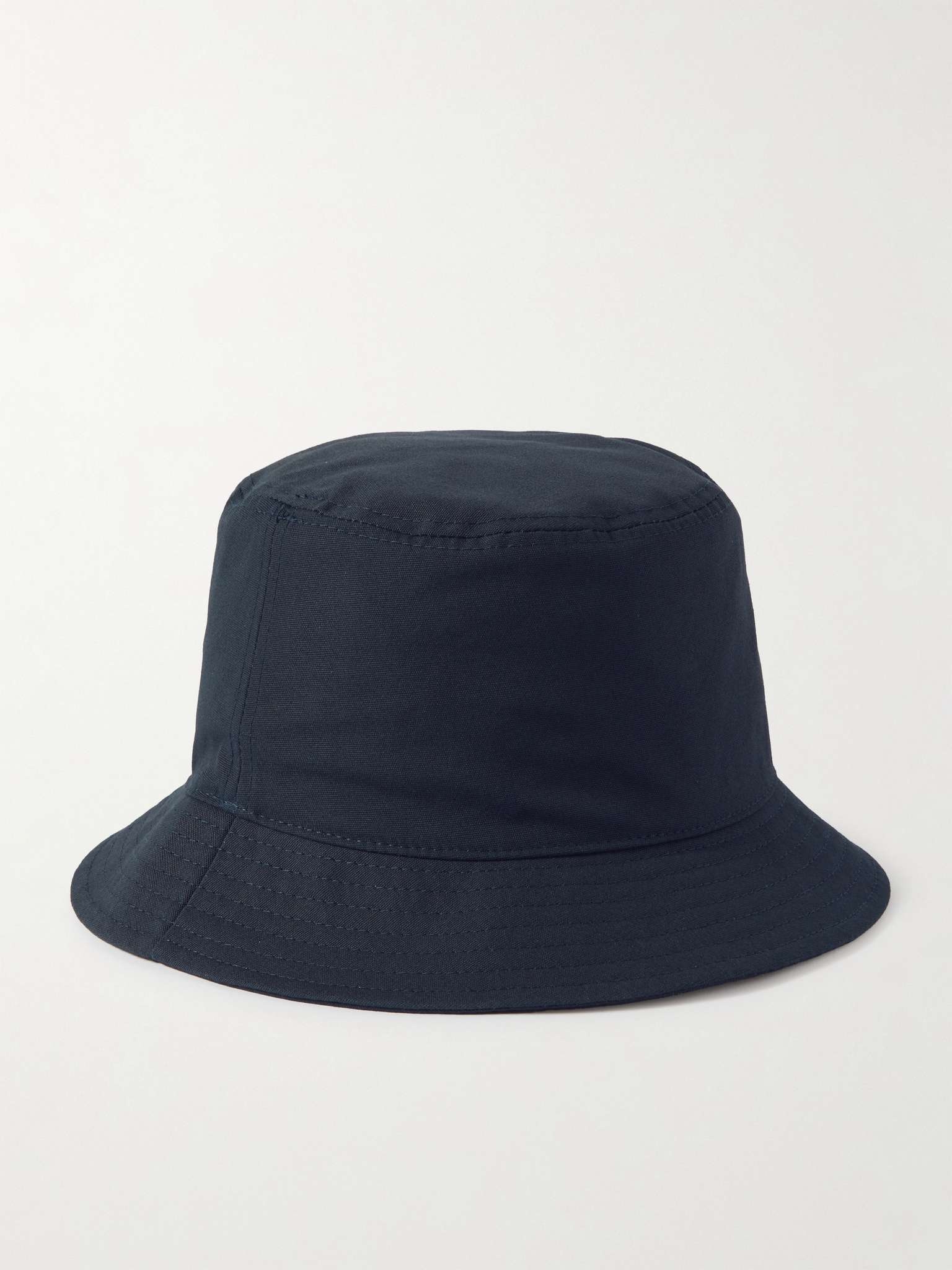 Logo-Embroidered Cotton-Canvas Bucket Hat - 3
