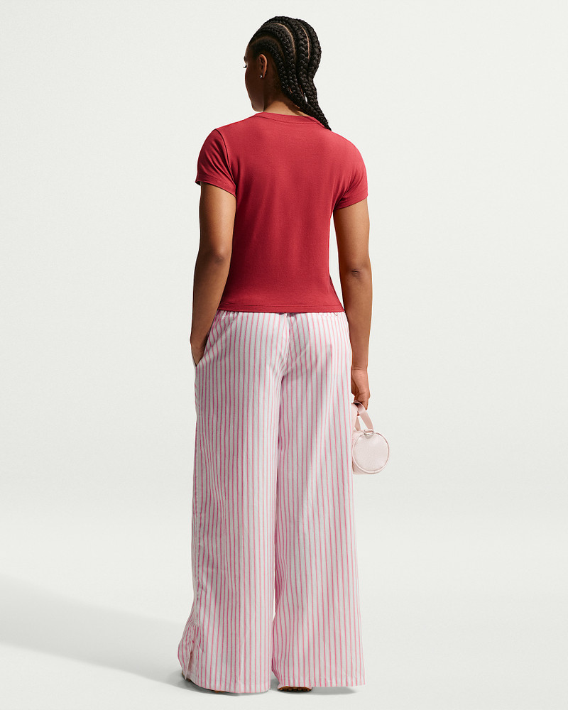 Nike Sportswear Chill Poplin Women's Loose Mid-Rise Woven Striped Pants 5