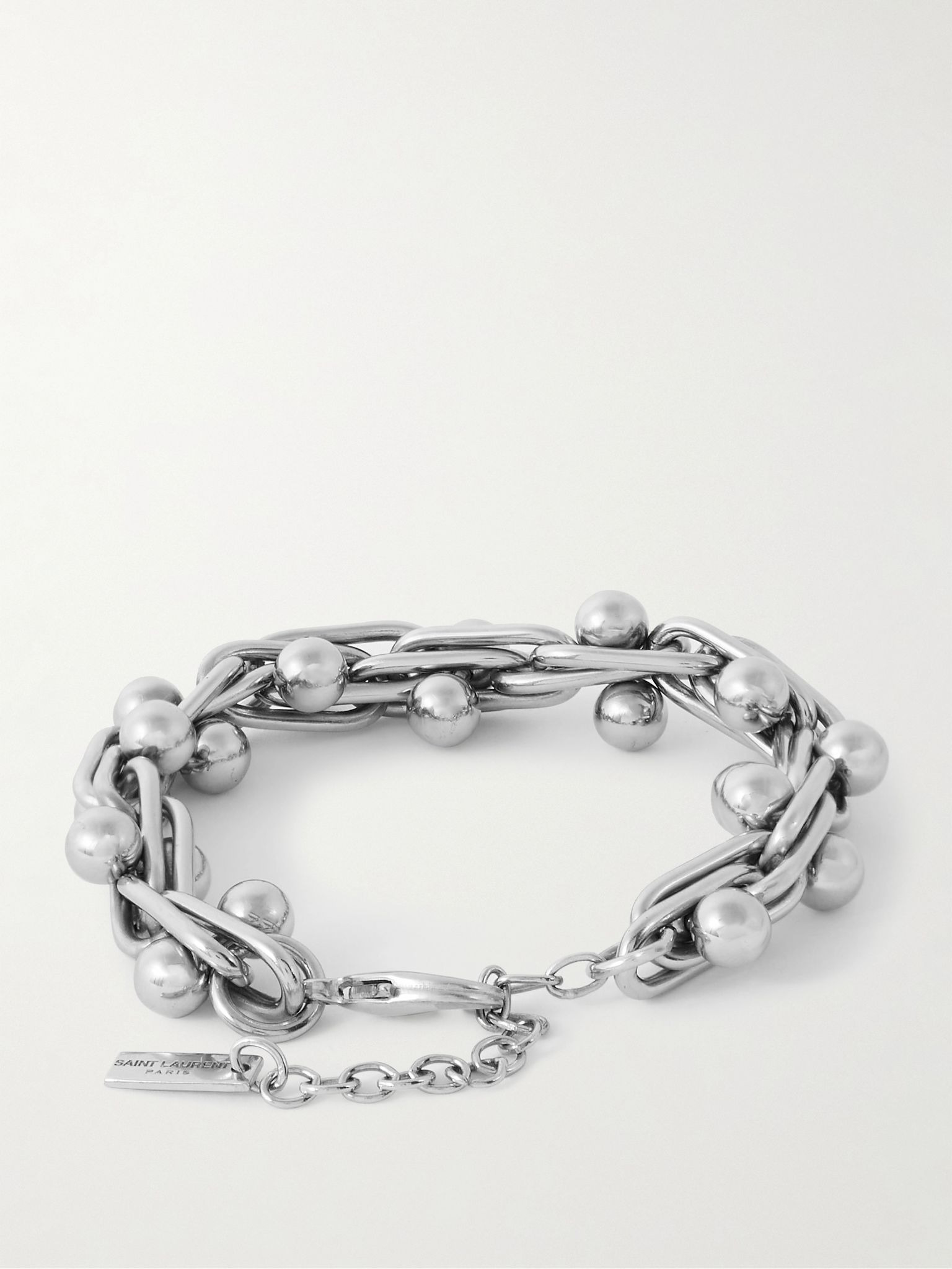 Silver-Tone Chain Bracelet Silver - 3
