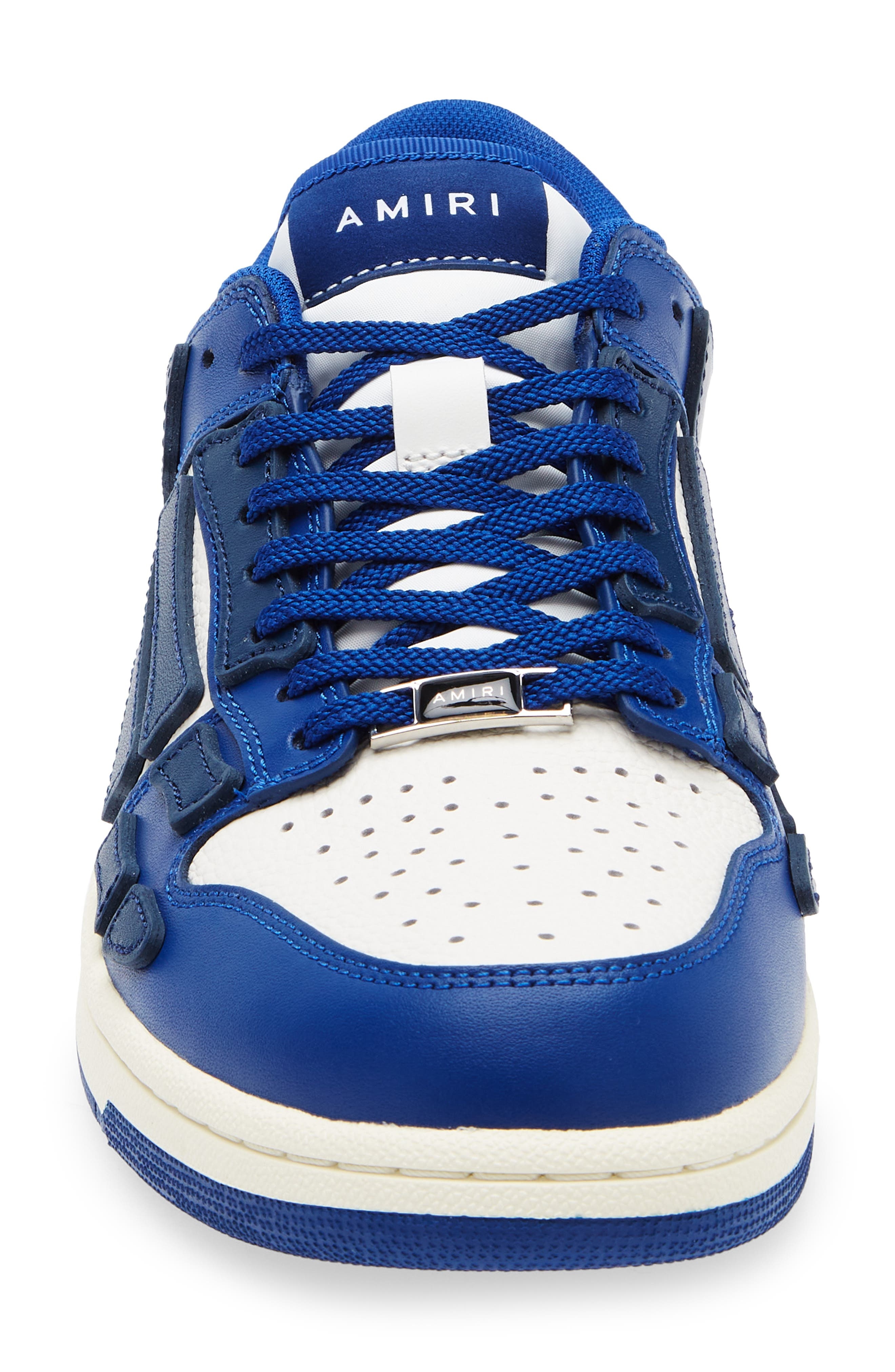AMIRI Skel Low Top Sneaker in Blue White at Nordstrom - 4