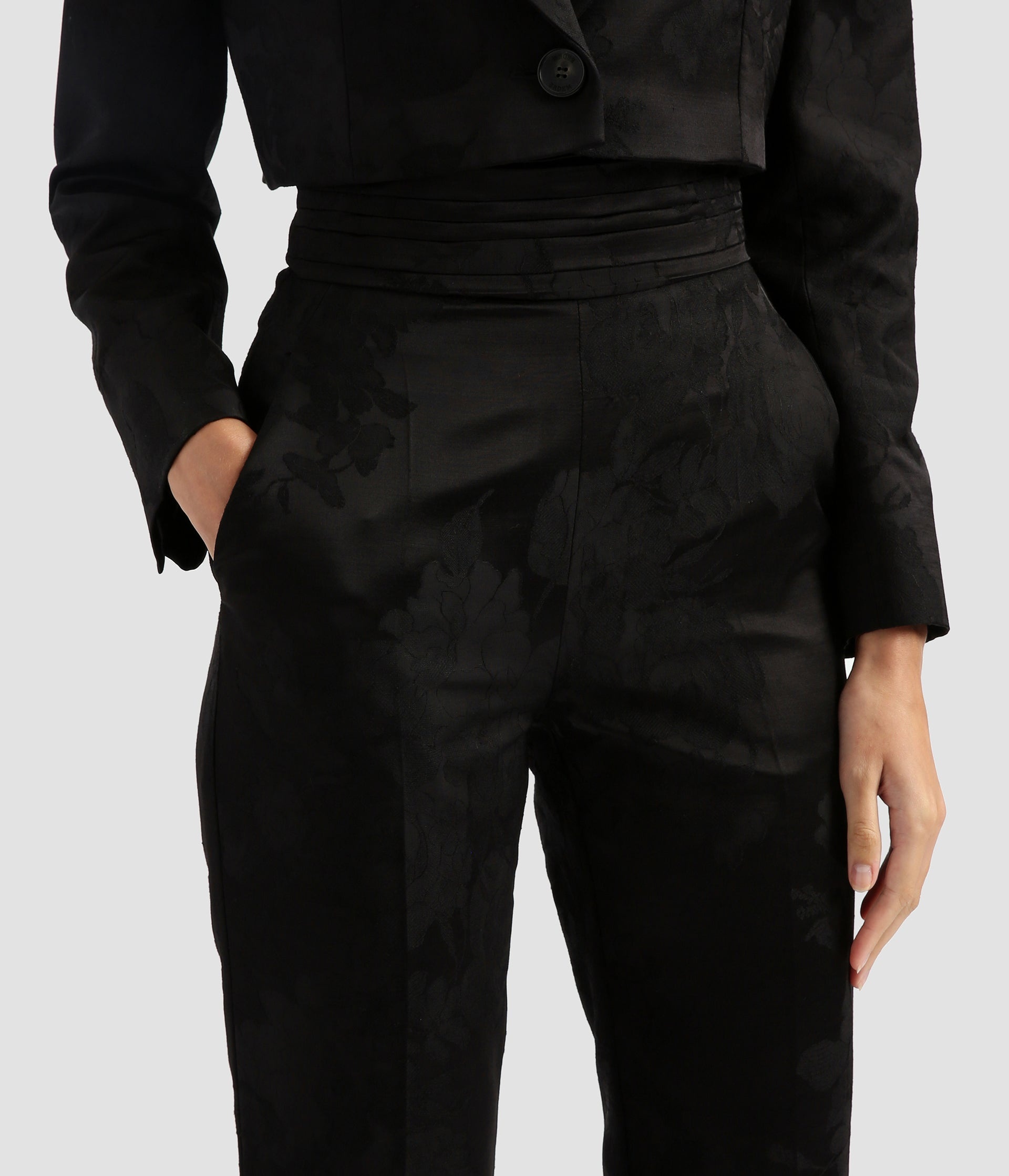 HELGA TROUSER WOOL JACQUARD - 5