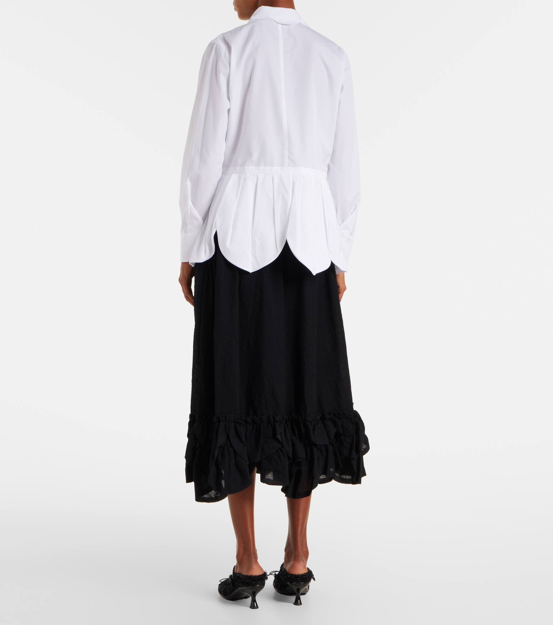 Gathered cotton shirt - 3