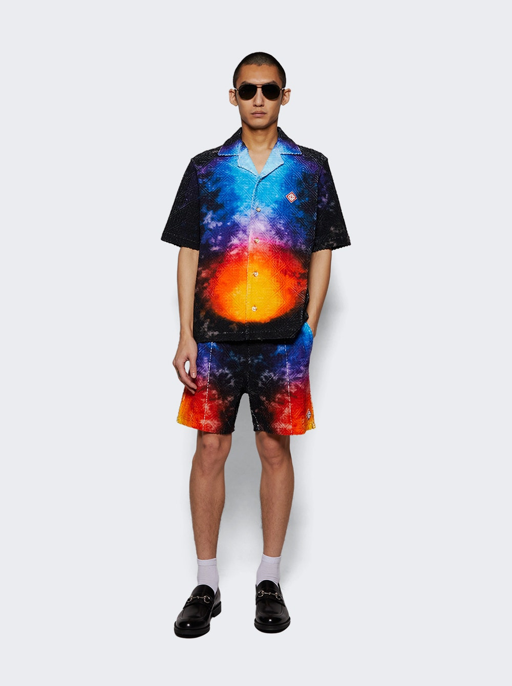 Jacquard Monogram Shorts Tie Dye - 5