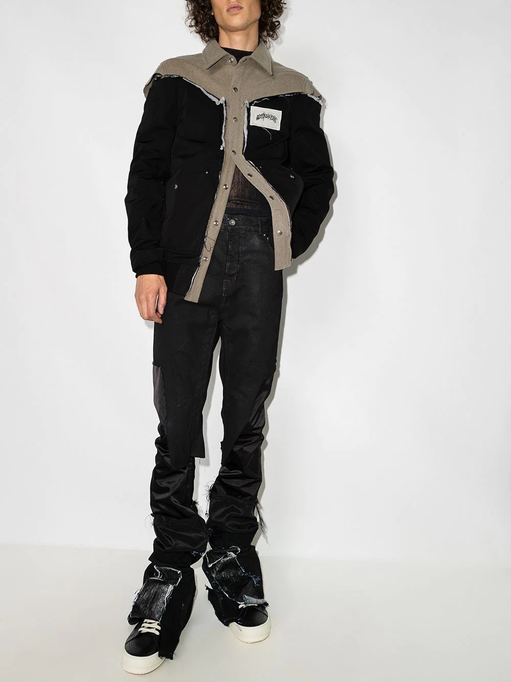 x Swampgod Flight panelled bomber jacket - 5