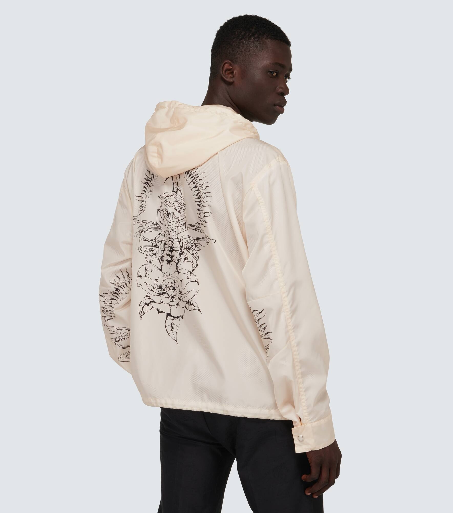 Printed windbreaker jacket - 4