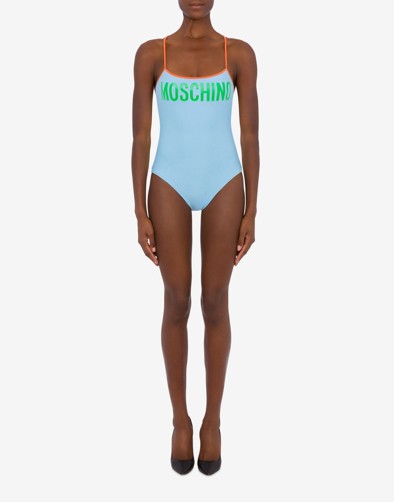 Moschino LOGO PRINT ONE-PIECE SWIMSUIT outlook