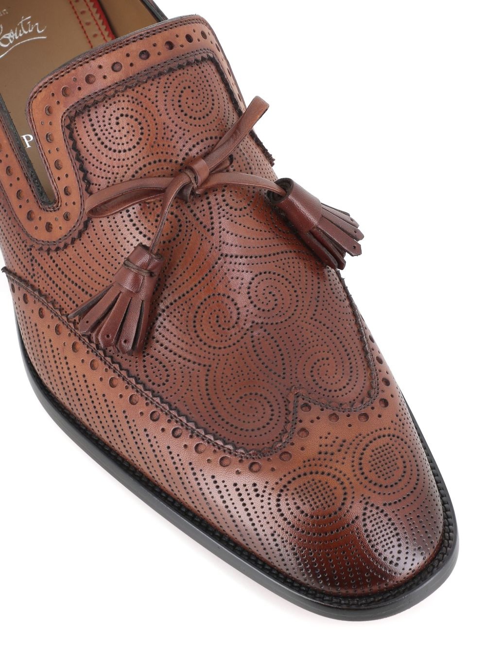 Grave tassel-embellished loafers - 5