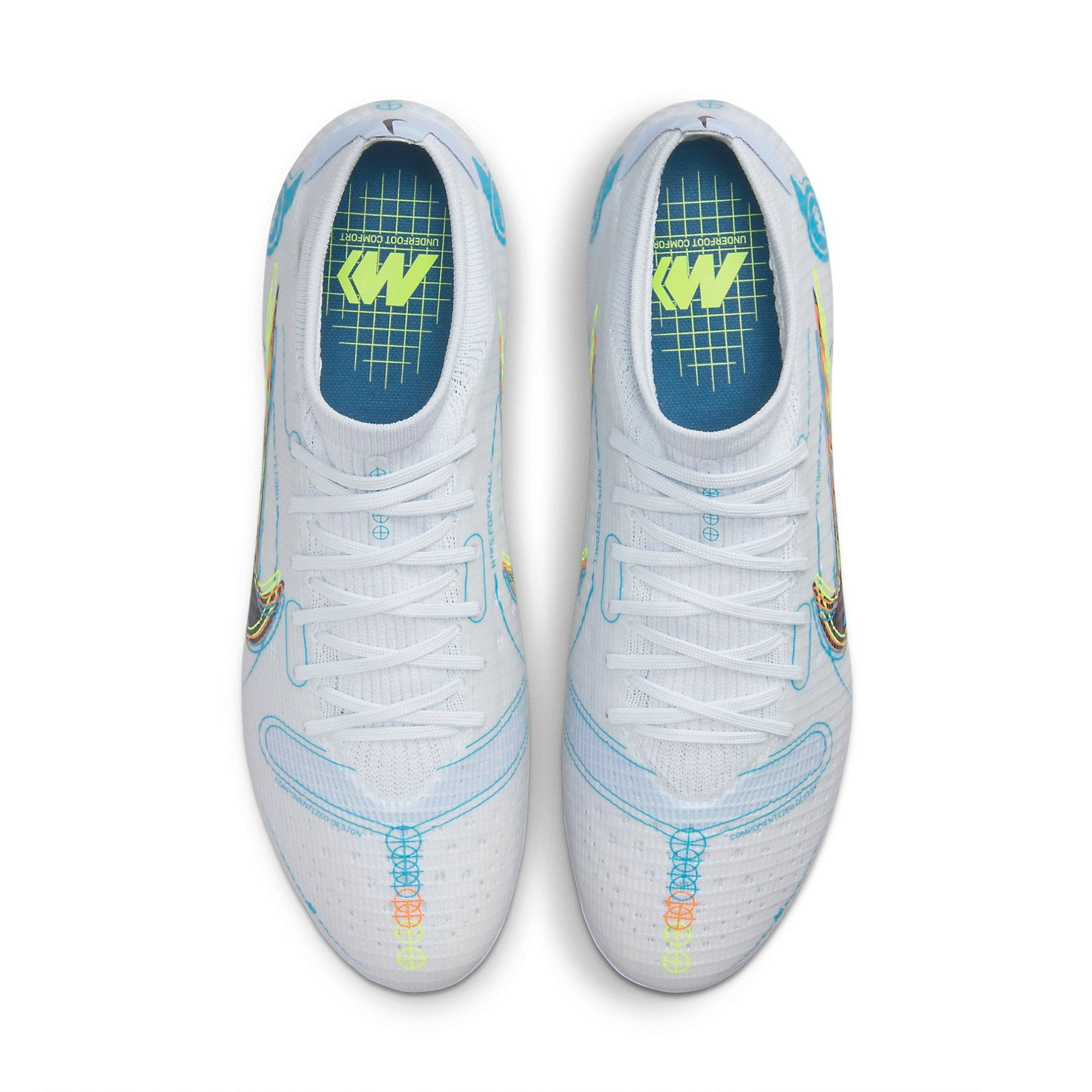 Nike Vapor 14 Pro AG 'Light Gray Blue Green' DJ2845-054 - 2