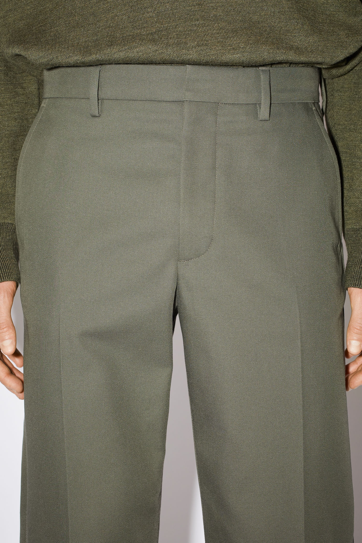 Pink label trousers - Stone grey - 6