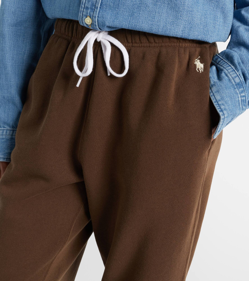 Cotton-blend jersey sweatpants 4