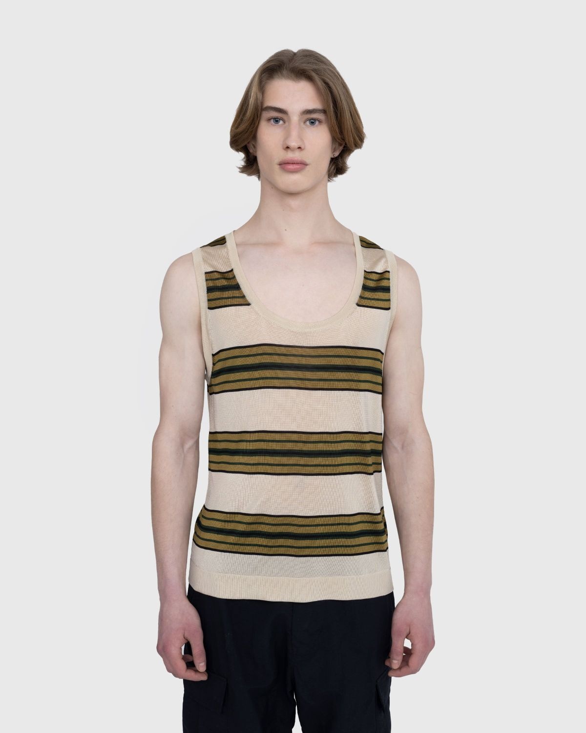 Dries van Noten – Milenco Striped Tank Top Vanille - 2