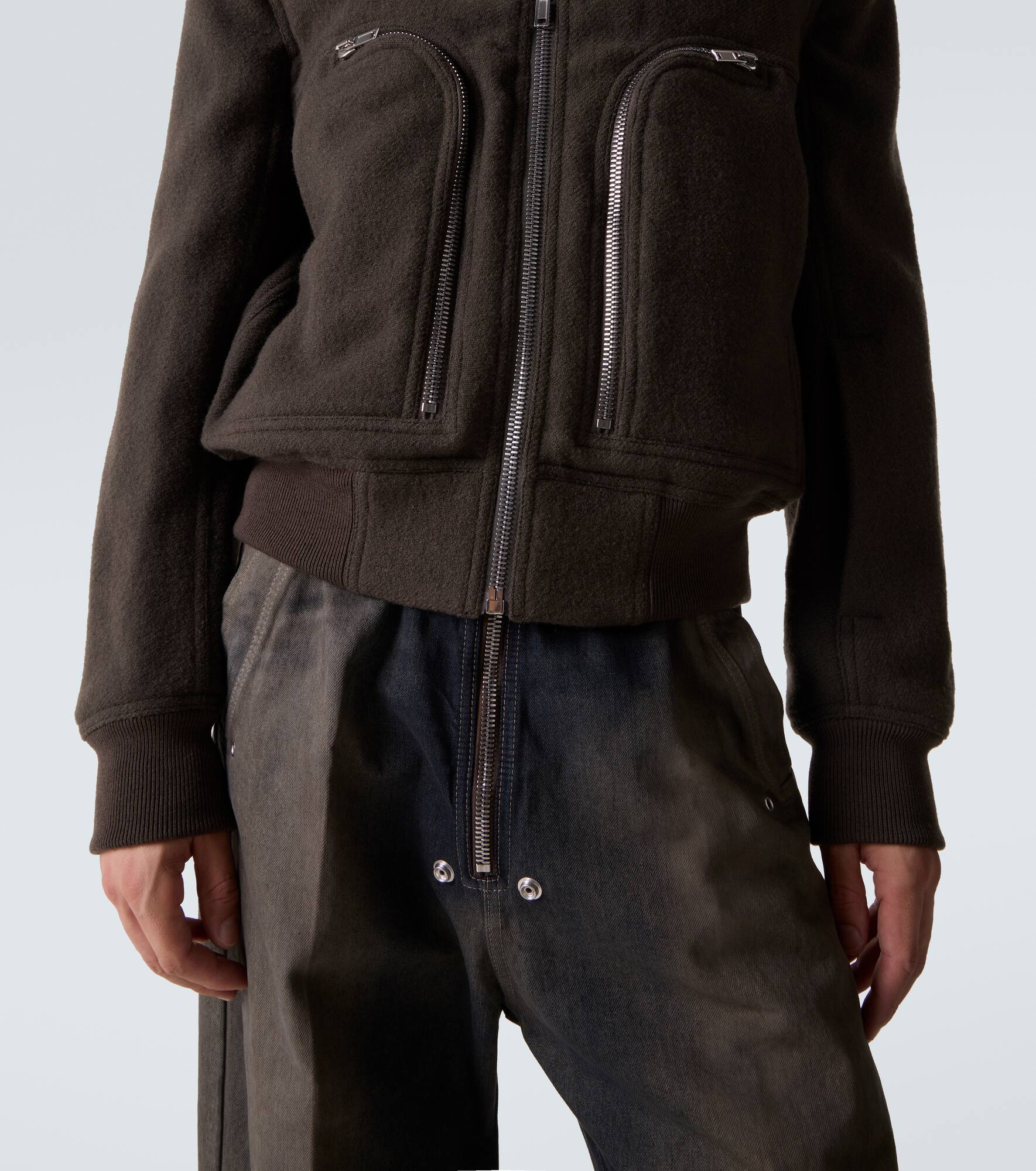 Virgin wool bomber jacket - 6
