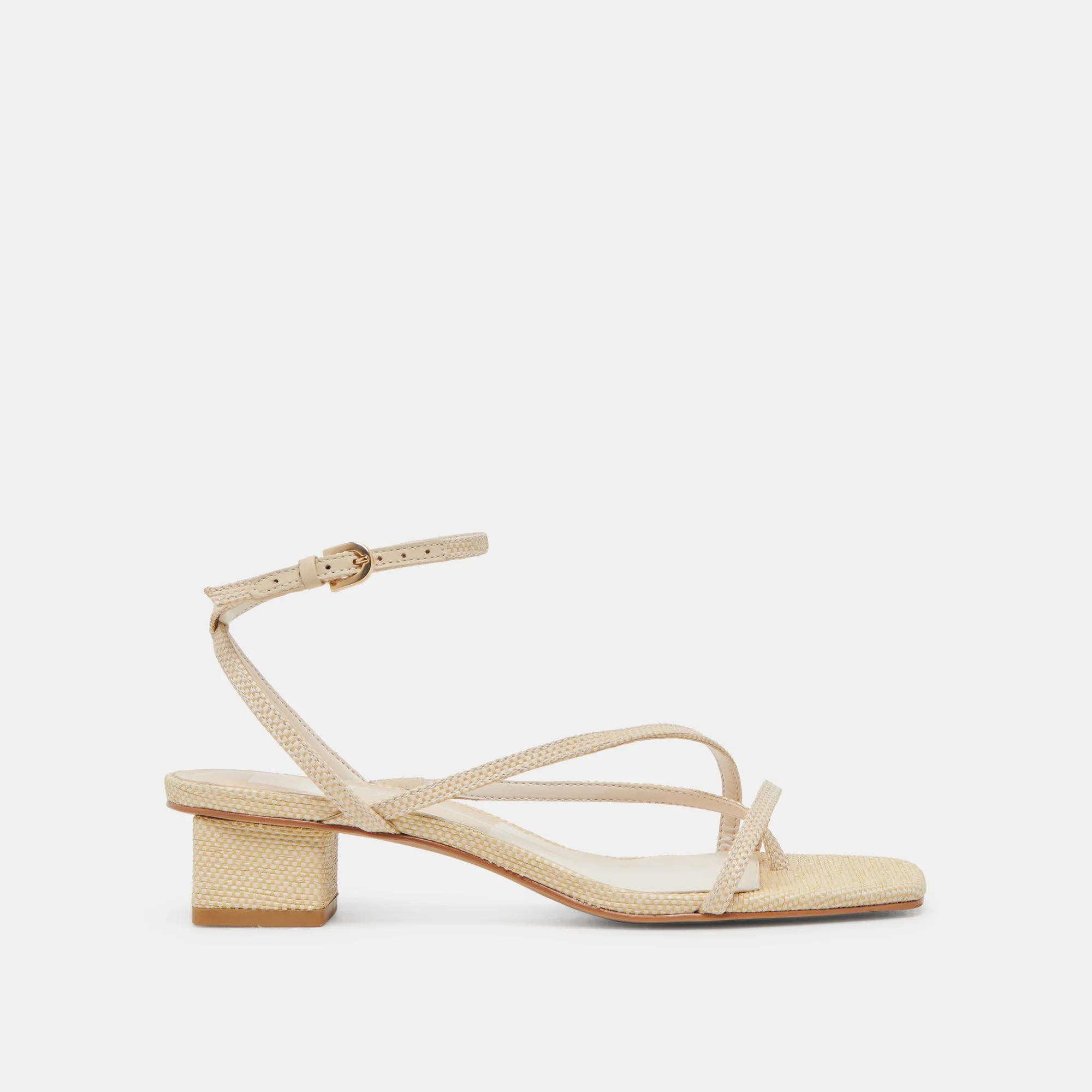 KARLOS SANDALS NATURAL WOVEN RAFFIA - 1
