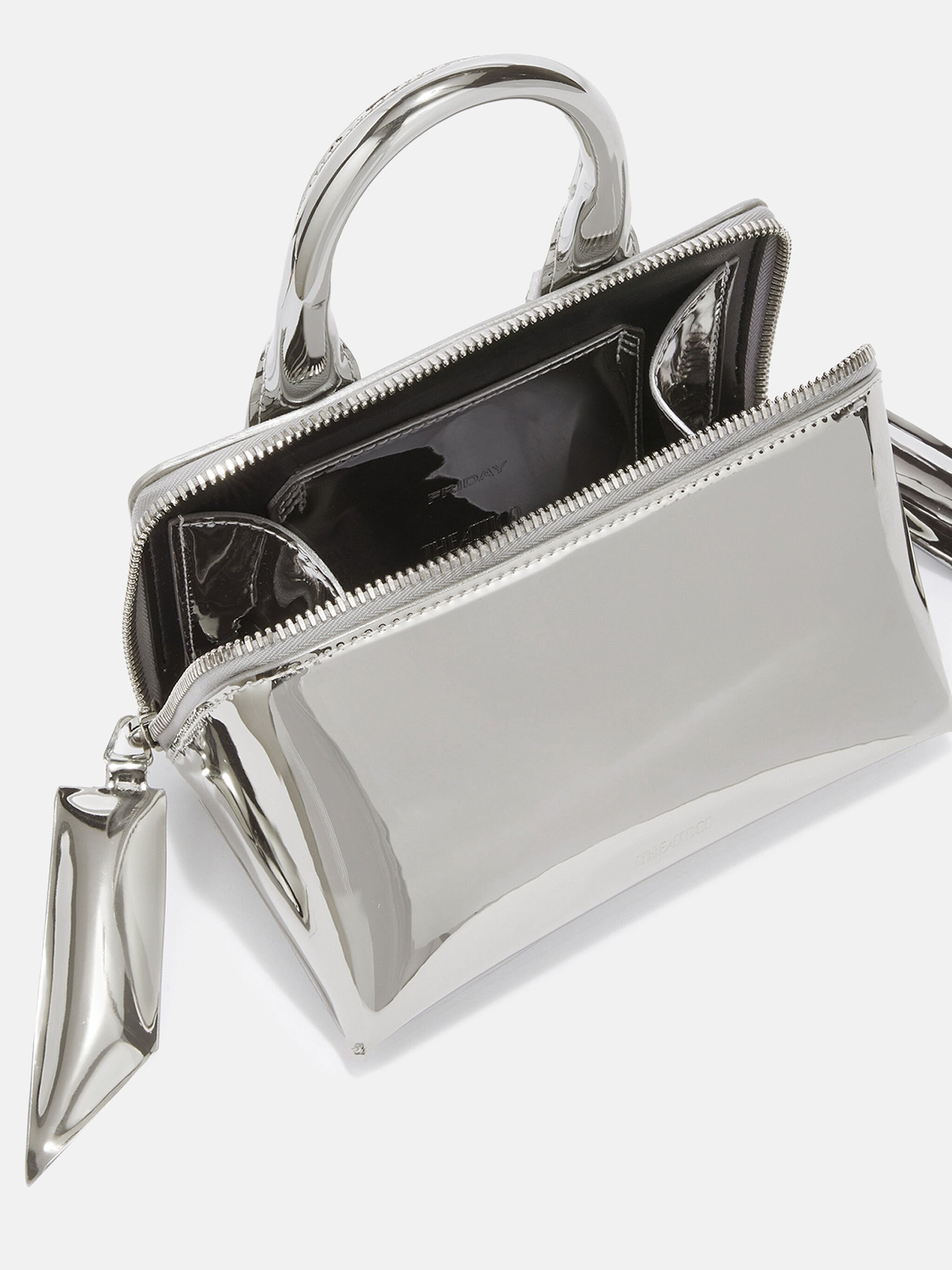 ''FRIDAY'' SILVER MINI HANDBAG - 4