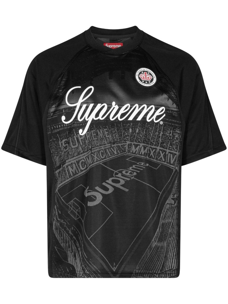 Supreme Jacquard Soccer jersey T-shirt - SU416 | REVERSIBLE