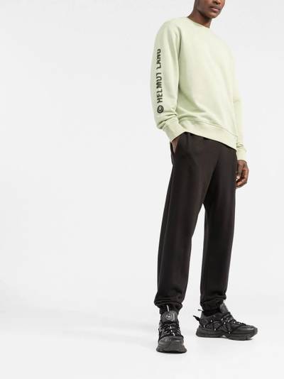 Helmut Lang logo-print sweatshirt outlook