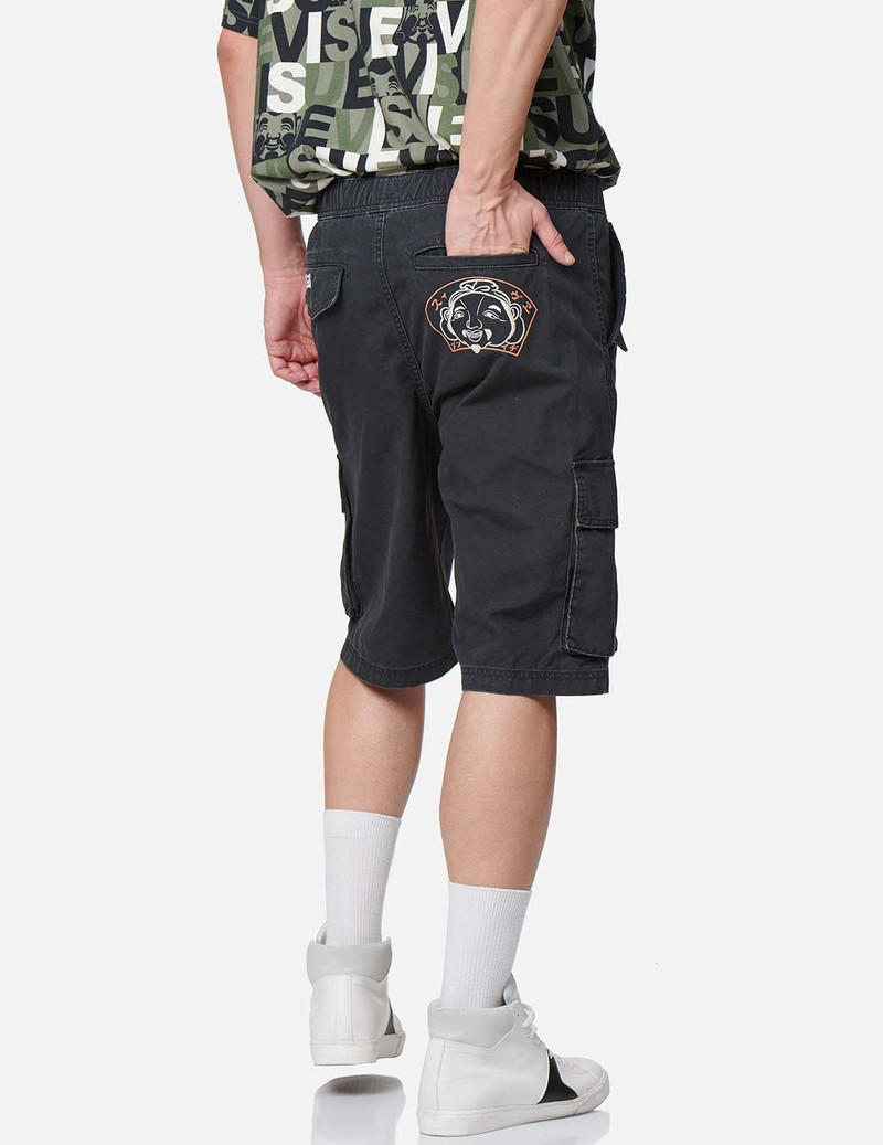 GODHEAD EMBROIDERY CARGO SHORTS 3