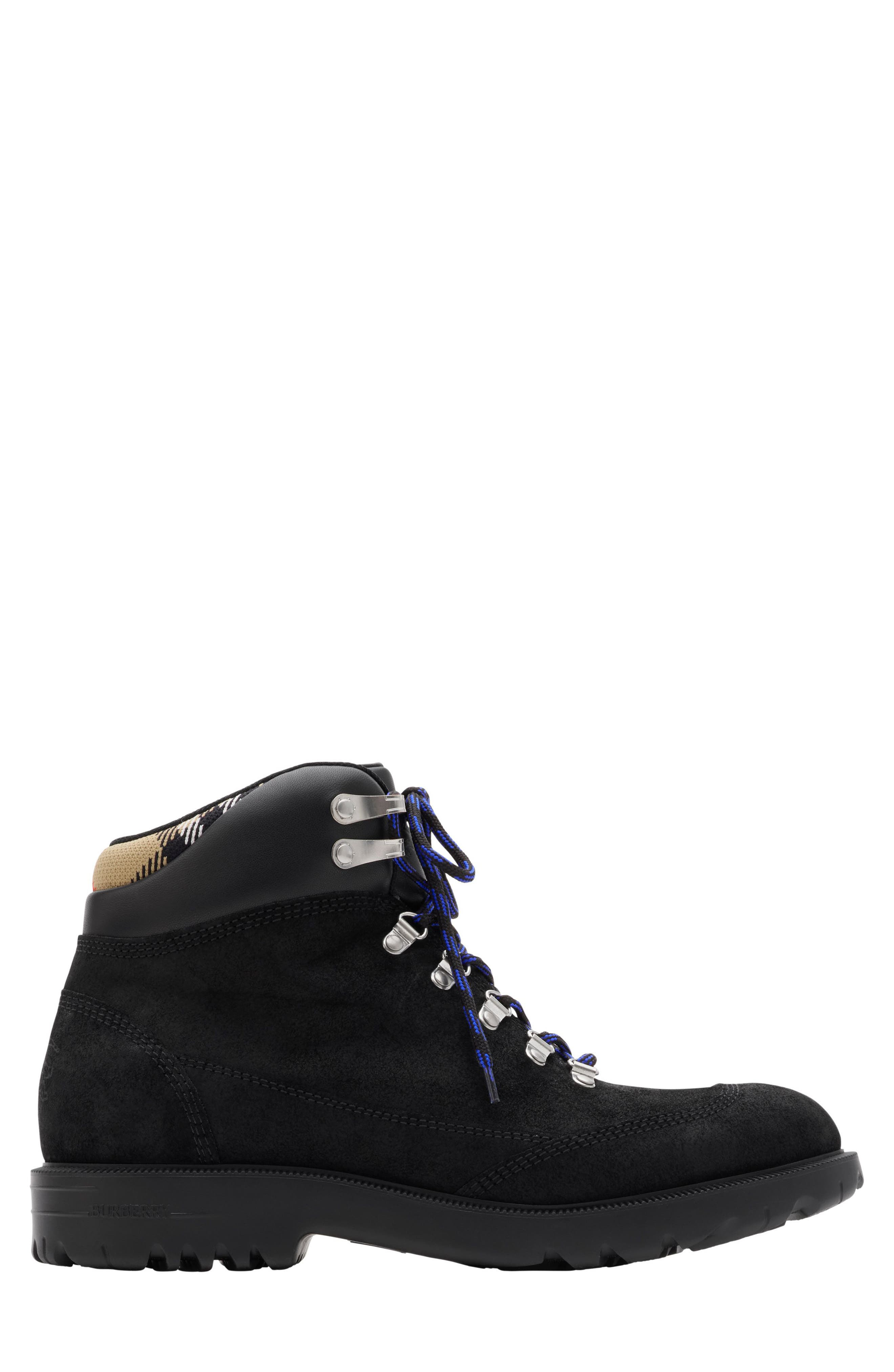 burberry Suede Moor Hiking Boot in Black at Nordstrom - 1