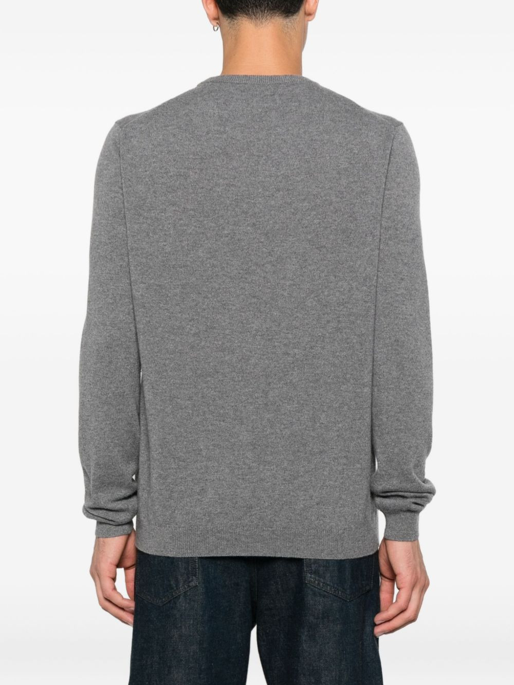 embroidered logo sweater - 4