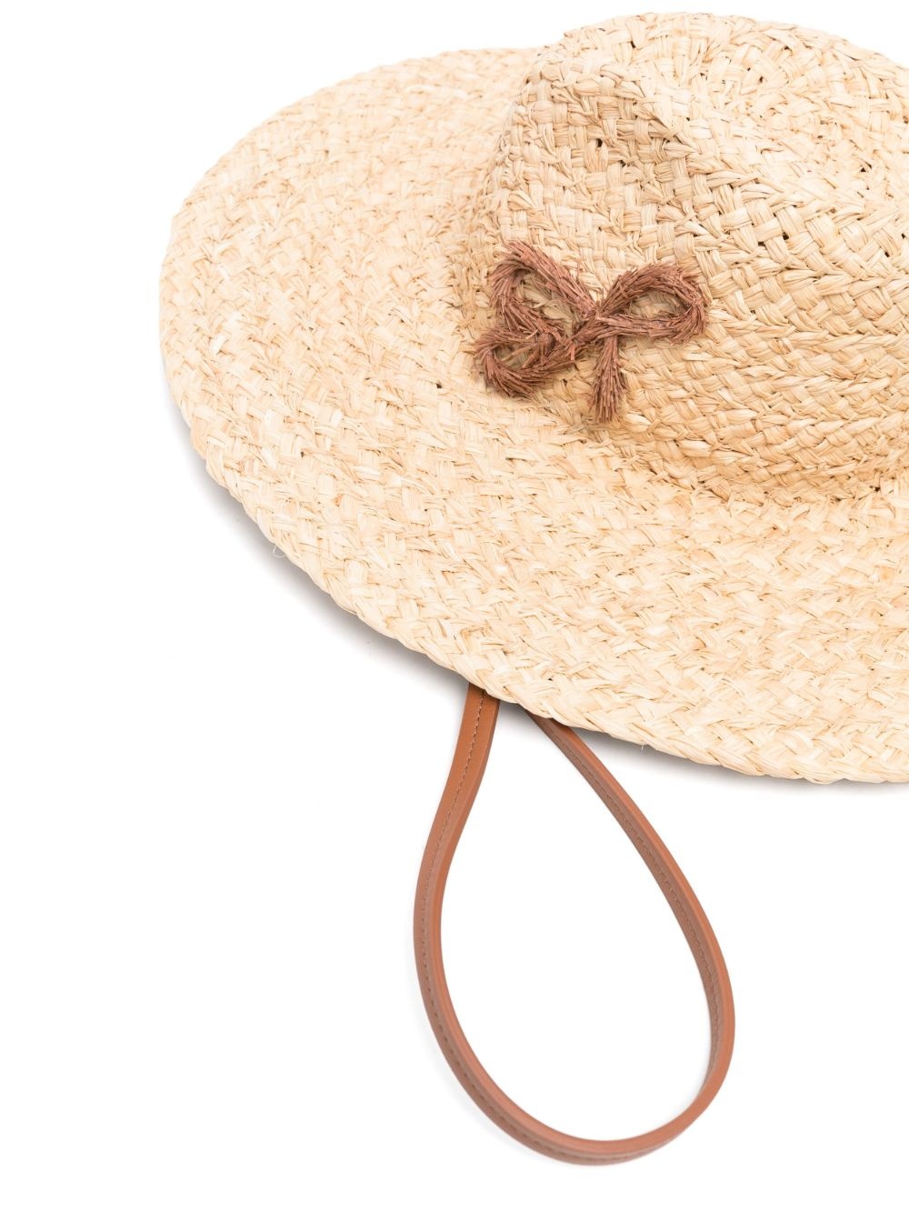 logo-appliqué fedora hat - 2