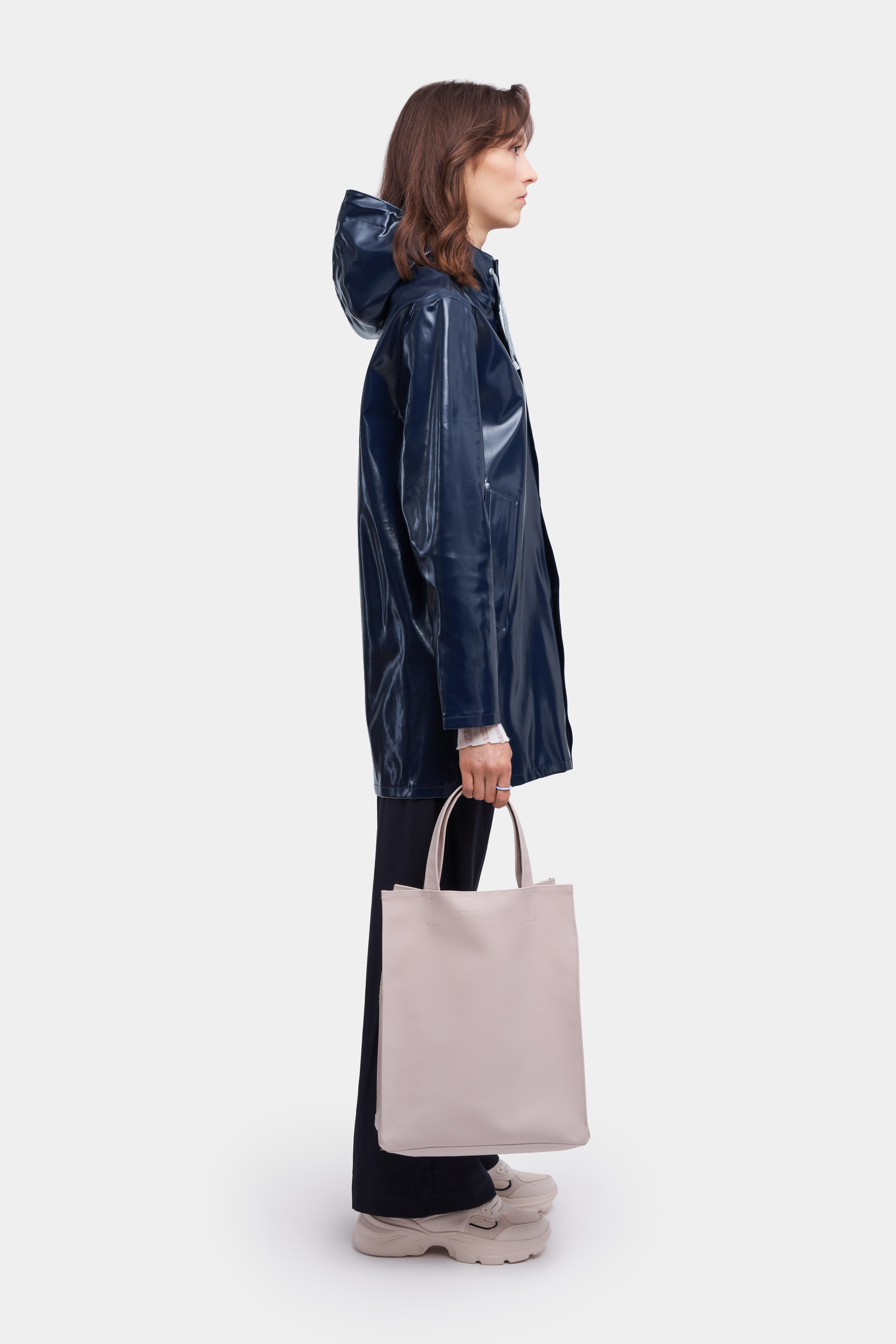 Stockholm Opal Raincoat Navy - 3