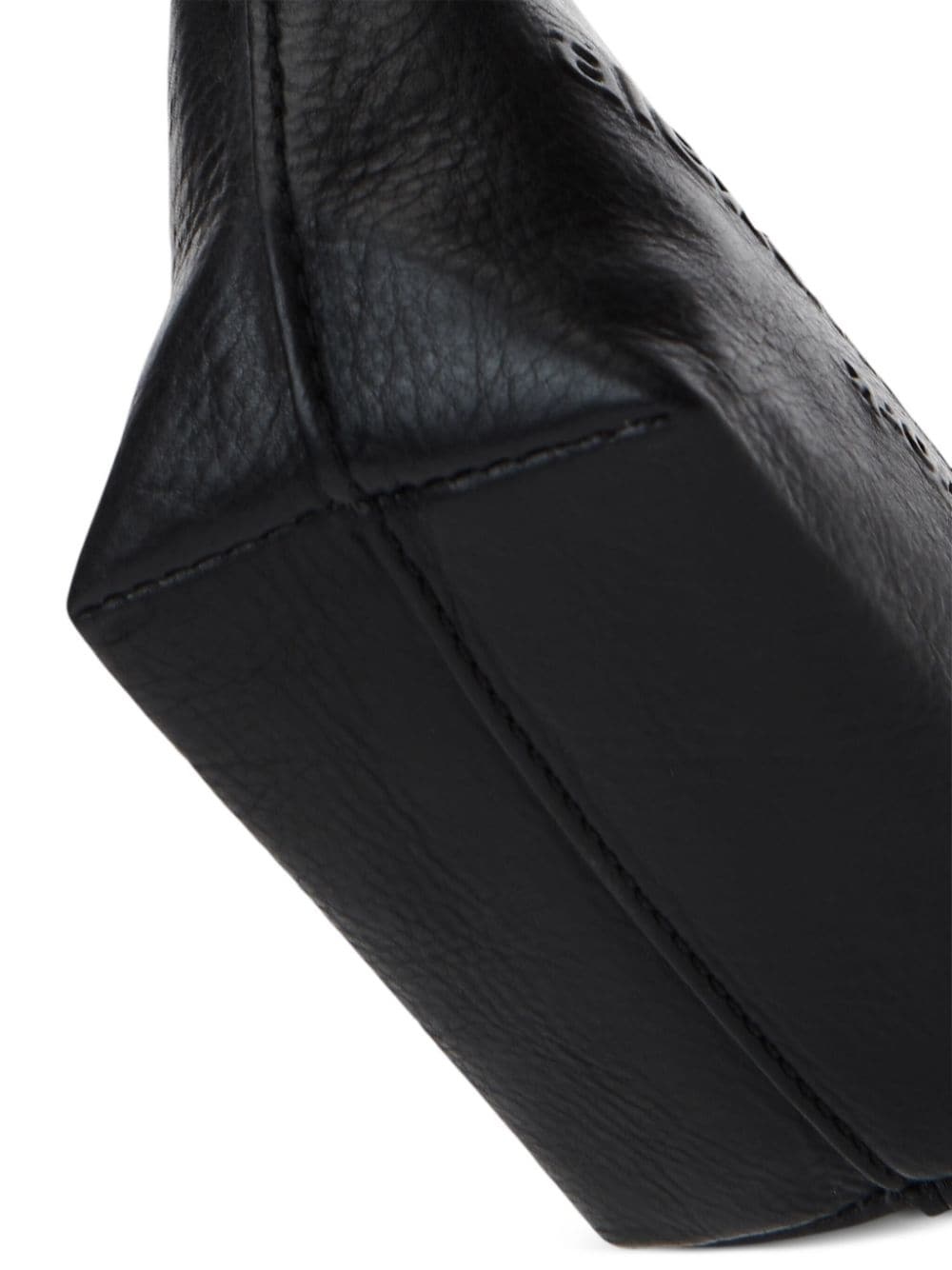 logo-embossed leather purse - 4