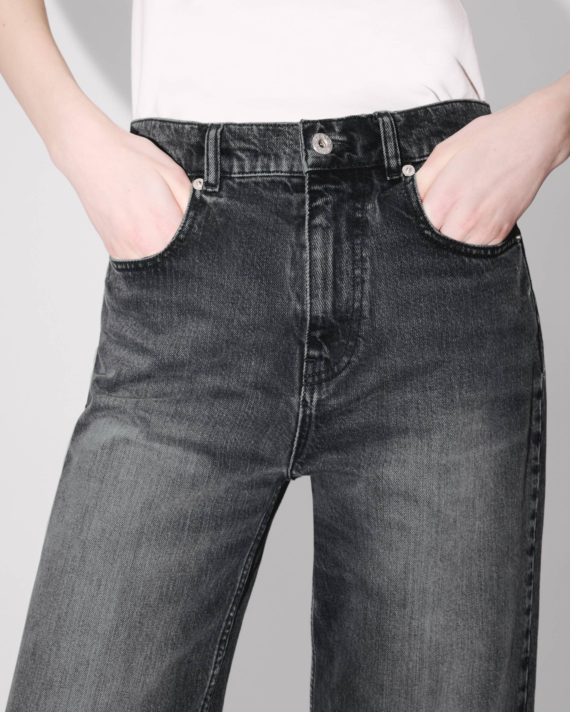 'Kenzo x Futura 2000' SUMIRE cropped pants in Japanese denim - 6