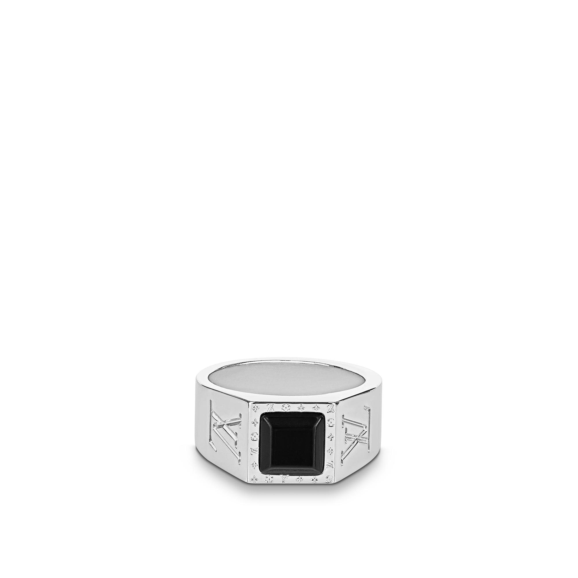 LV Onyx Signet Ring - 1