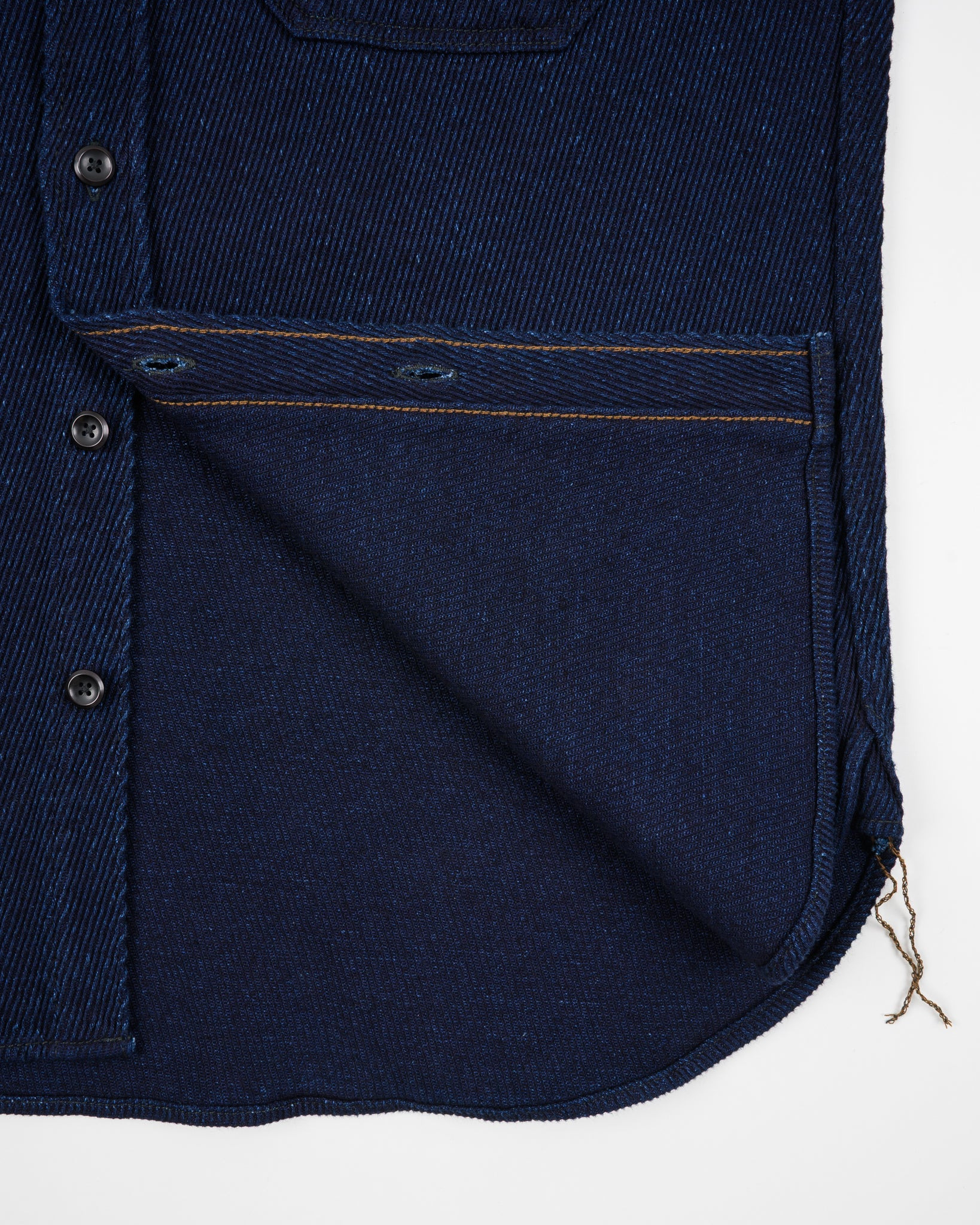 IHSH-288-IND 14oz Kersey Work Shirt - Indigo - 11