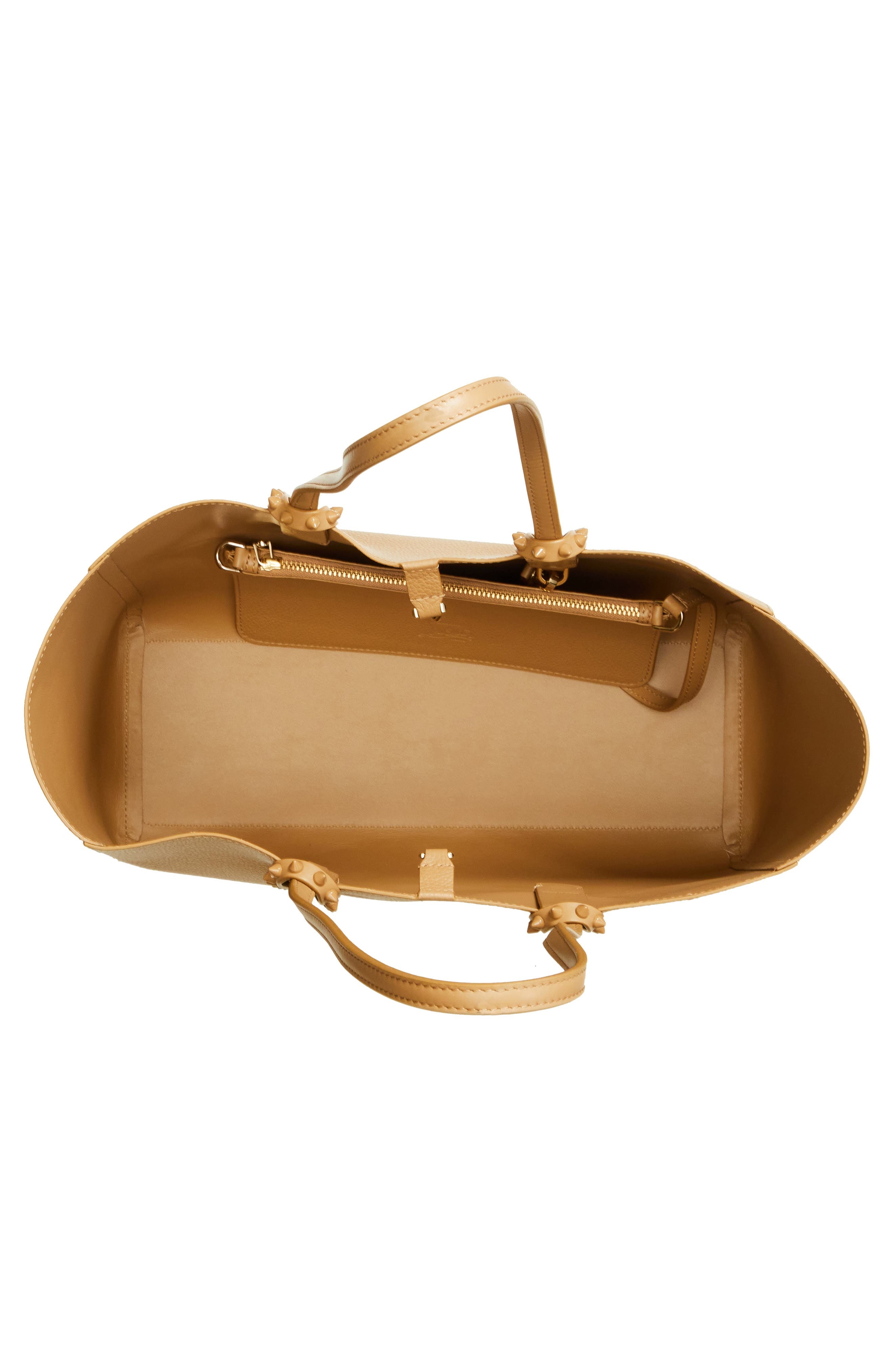 Christian Louboutin Small Cabata Soft Leather Tote in F486 Lionne at Nordstrom - 5