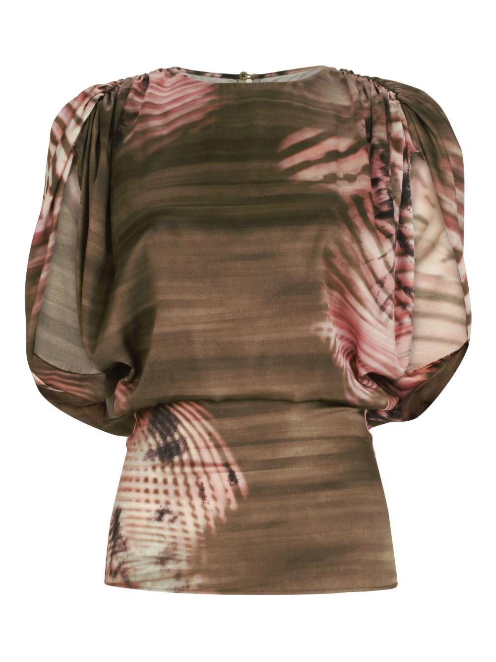 Alisa abstract-print blouse - 2