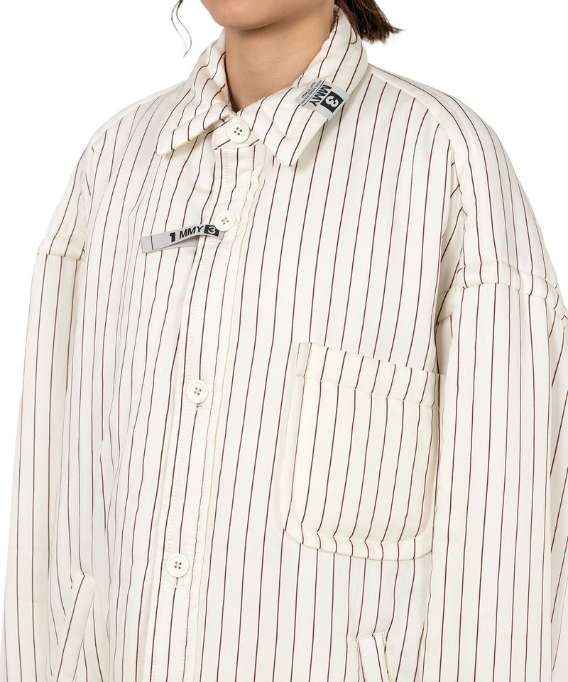 Stripe Puffer Shirt 7
