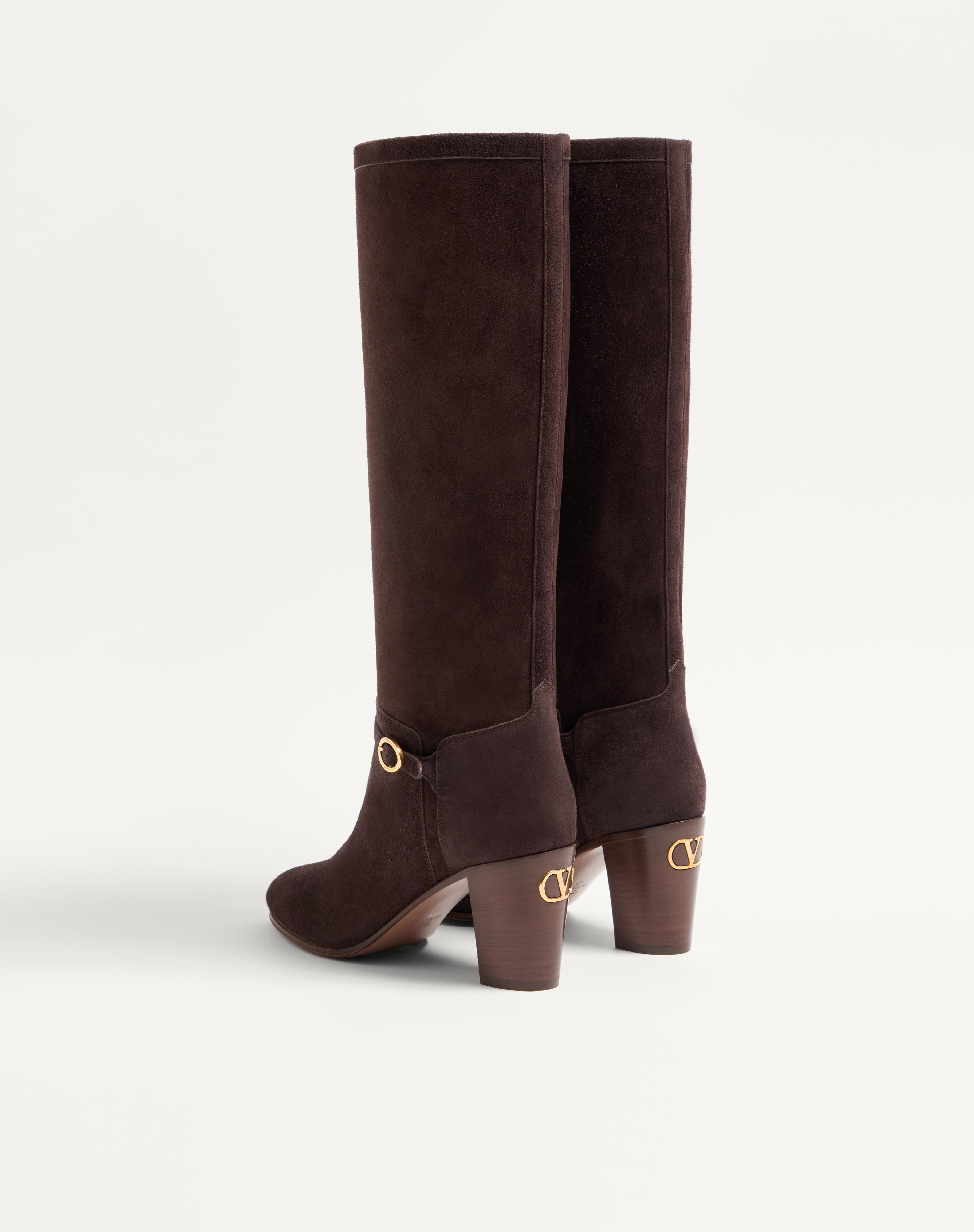 PATTIE CRUST LEATHER BOOT 75MM - 5