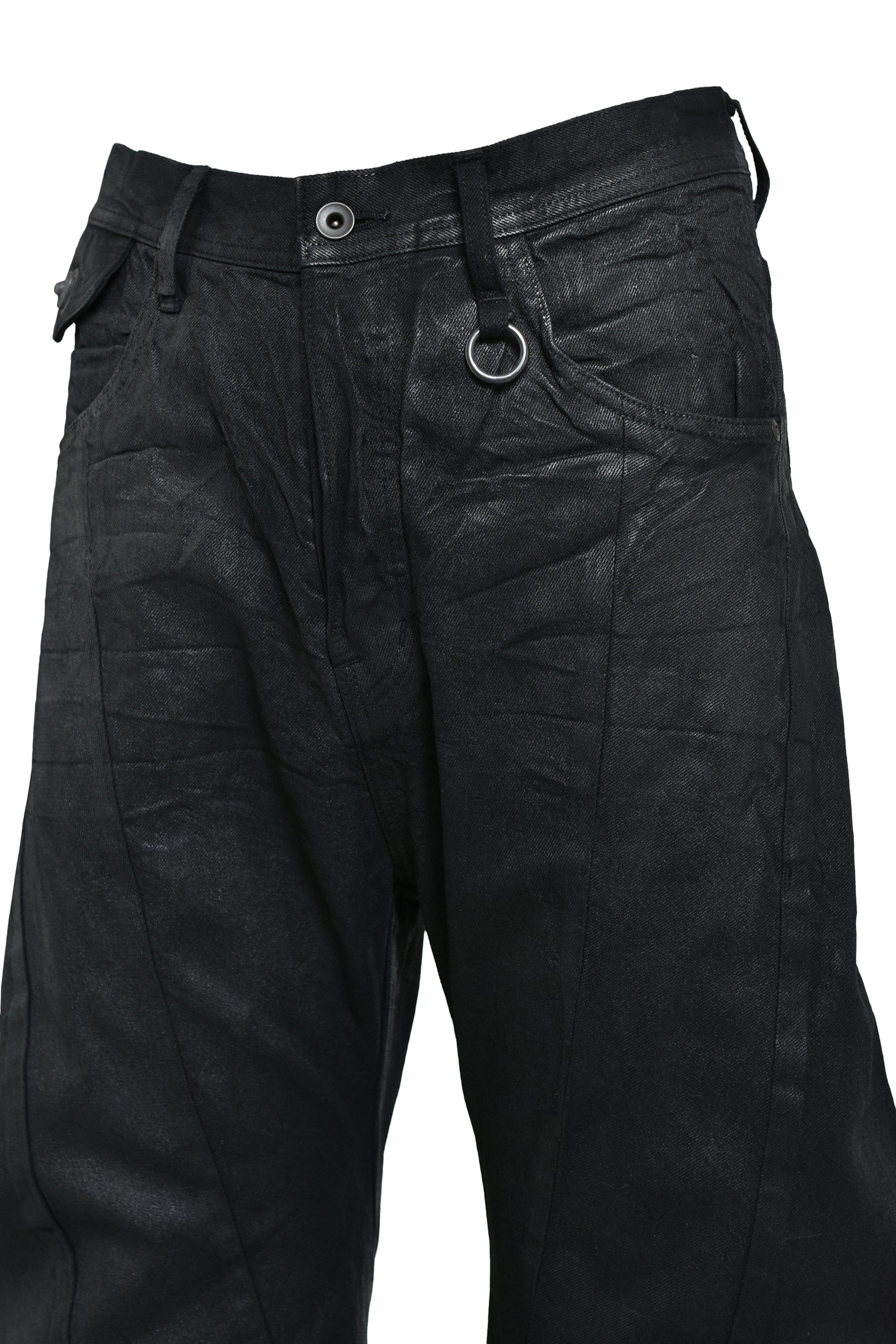 10OZ COATING DENIM PANTS / BLK - 8