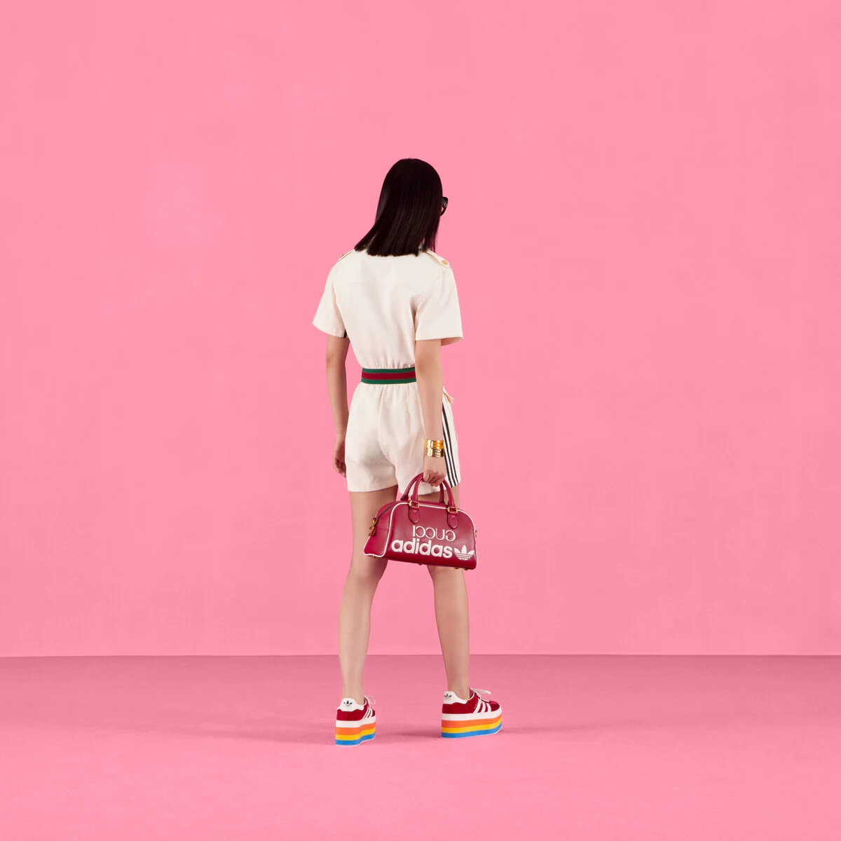 adidas x Gucci short jumpsuit - 3