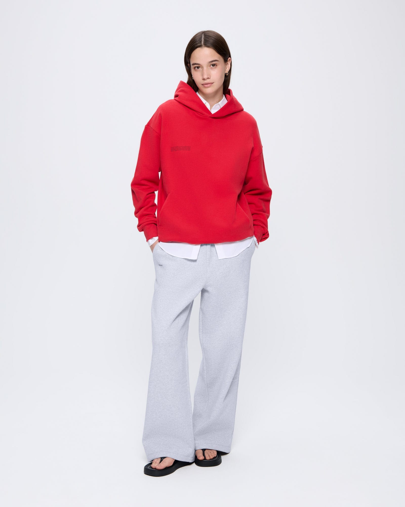 Womens 365 Midweight Hoodie - Red - 3
