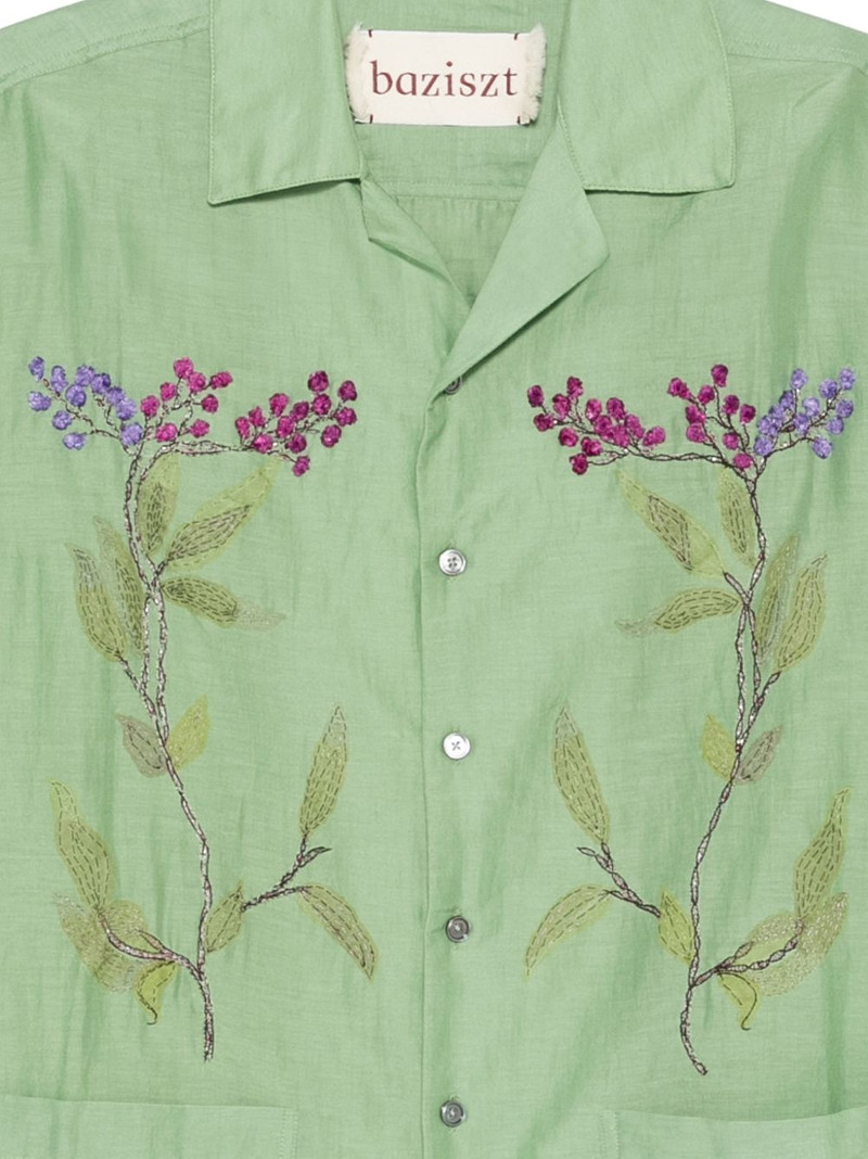 flower-embroidered shirt 3