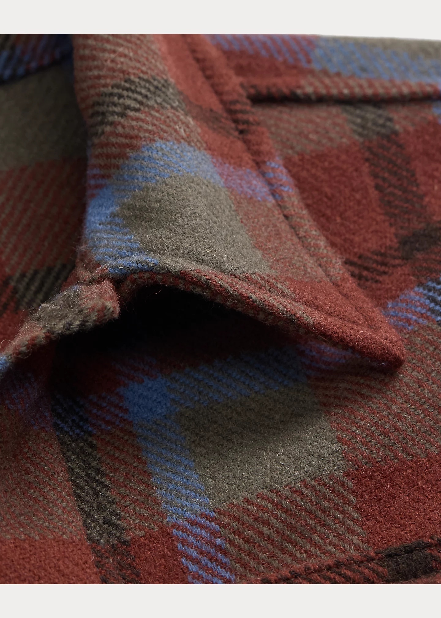 Plaid Wool Twill Shirt Jacket - 3