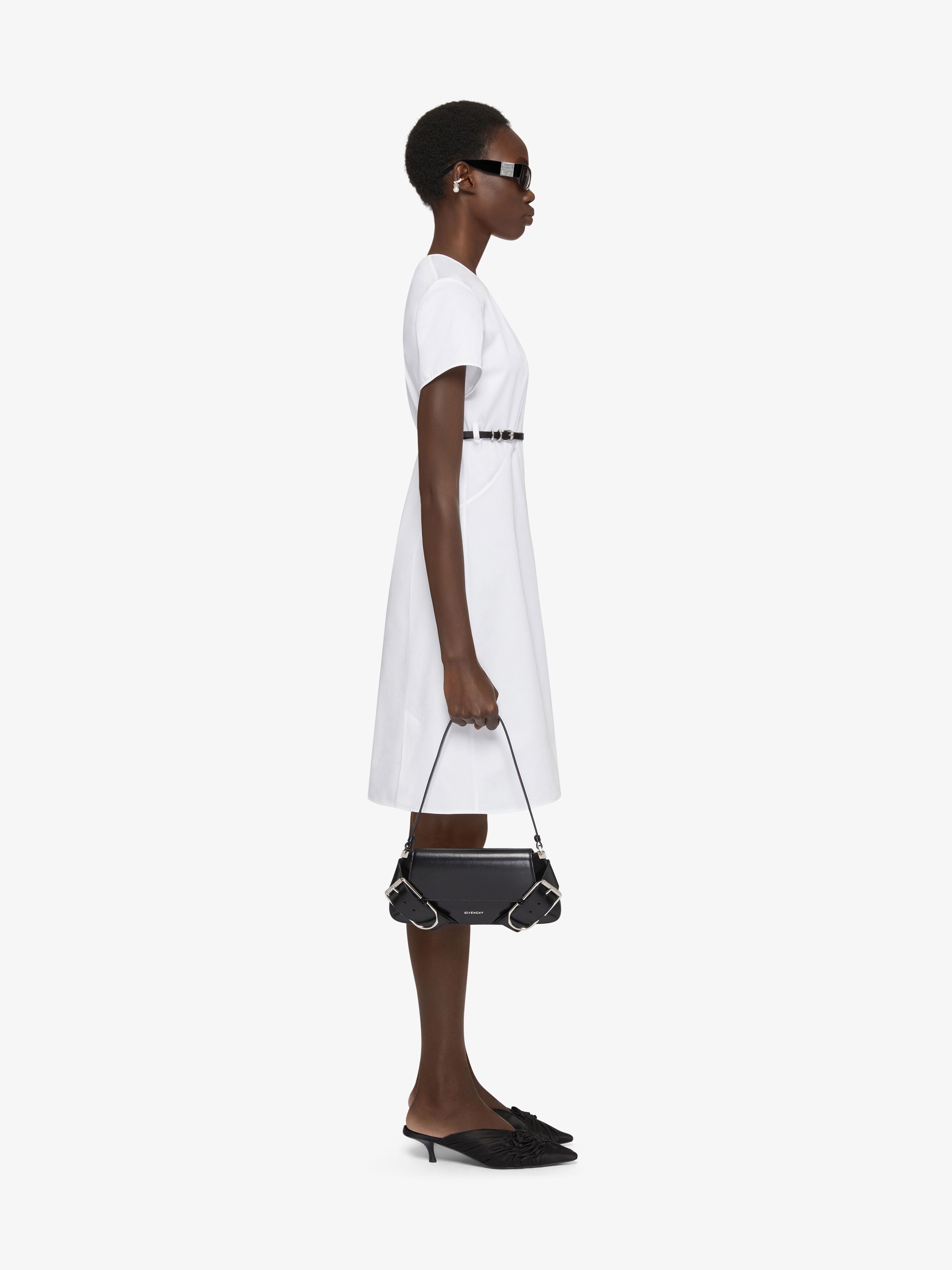 VOYOU DRESS IN POPLIN - 3