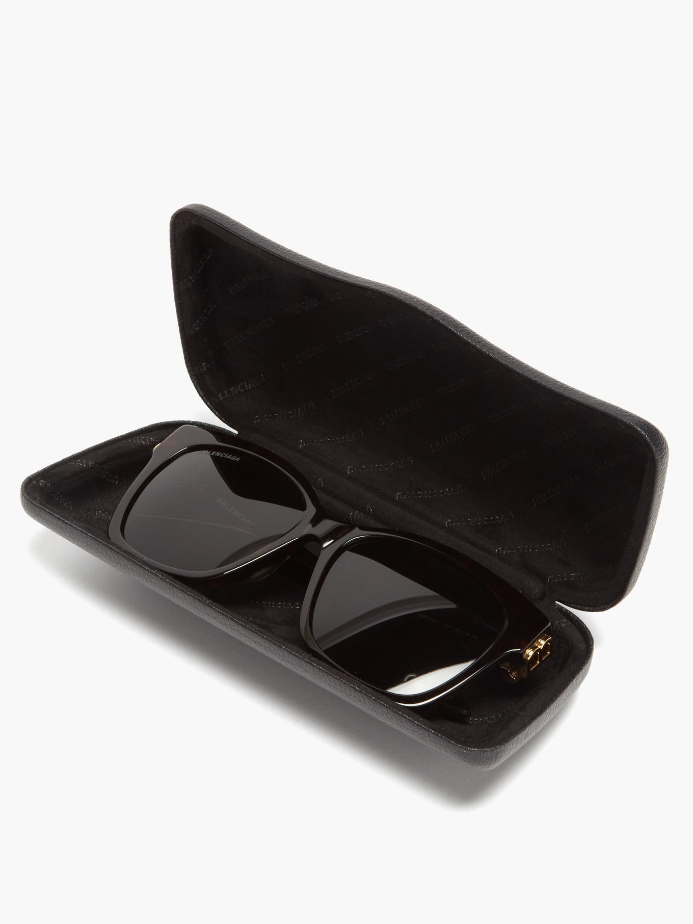 Square tortoiseshell-acetate sunglasses - 6