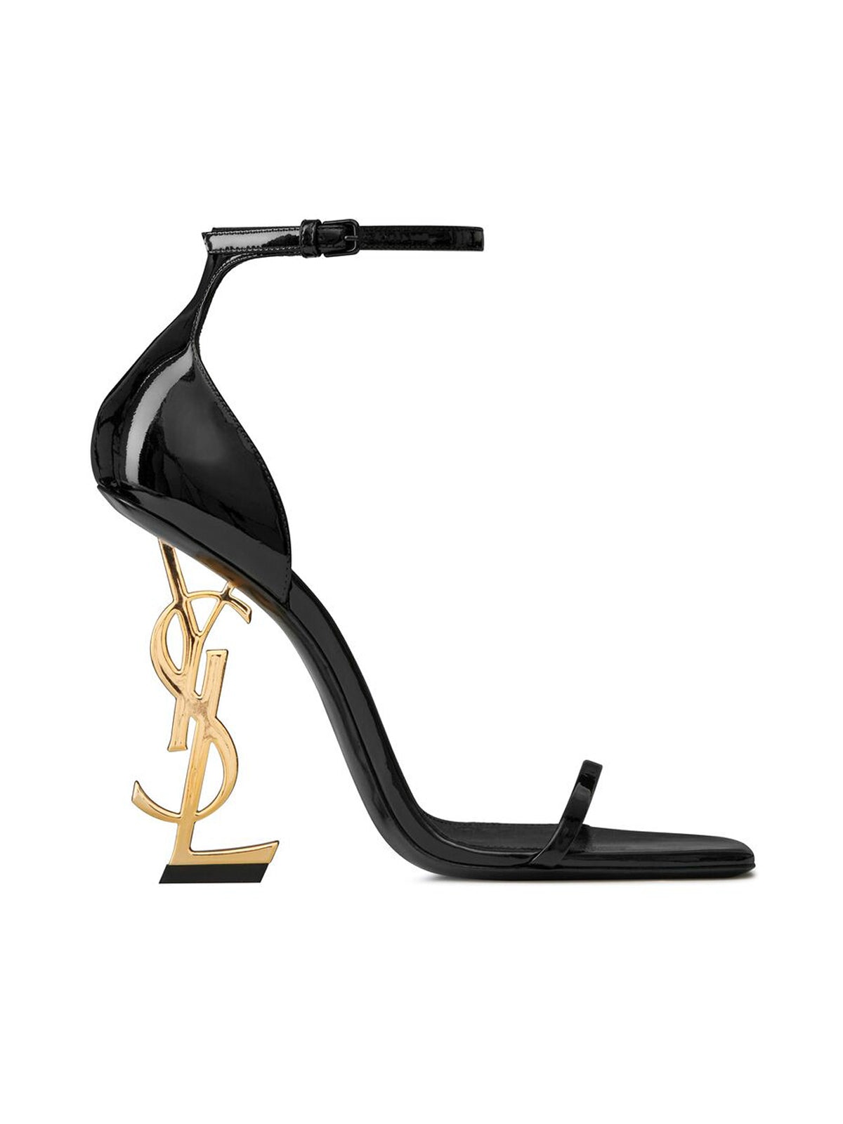 パーティーシューズ SAINT LAURENT PATENT OPYUM SANDALS WITH GOLDEN HEEL 0400017993673_NERO?wid=600&hei