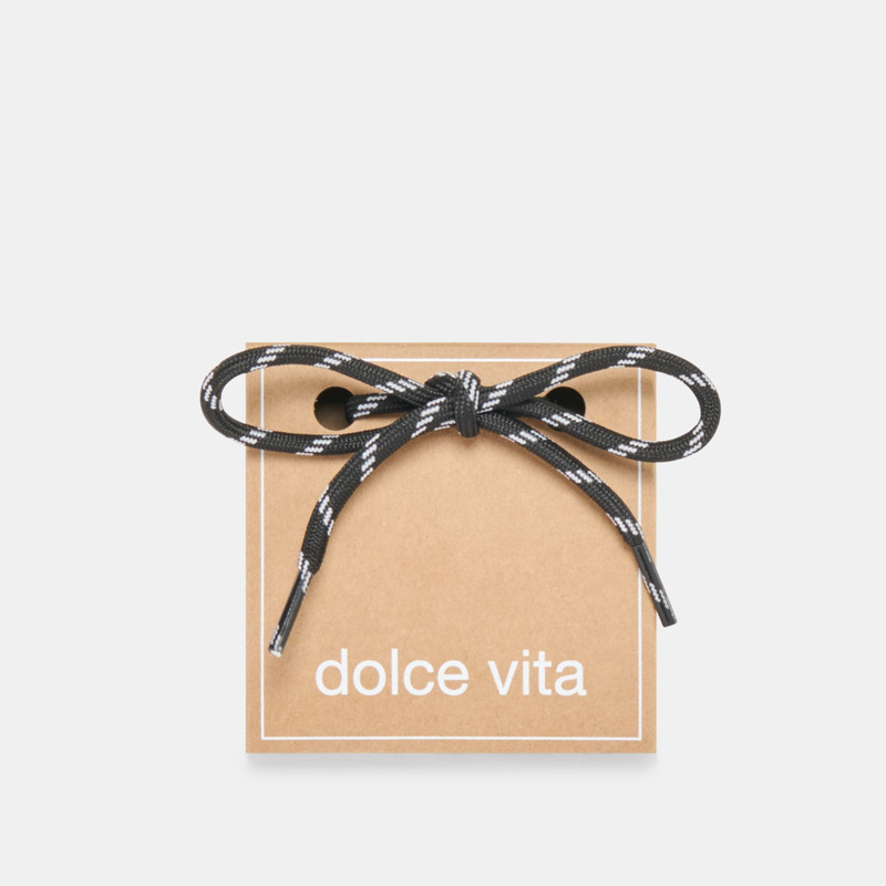 TICK MARK CORD LACE BLACK MULTI 1