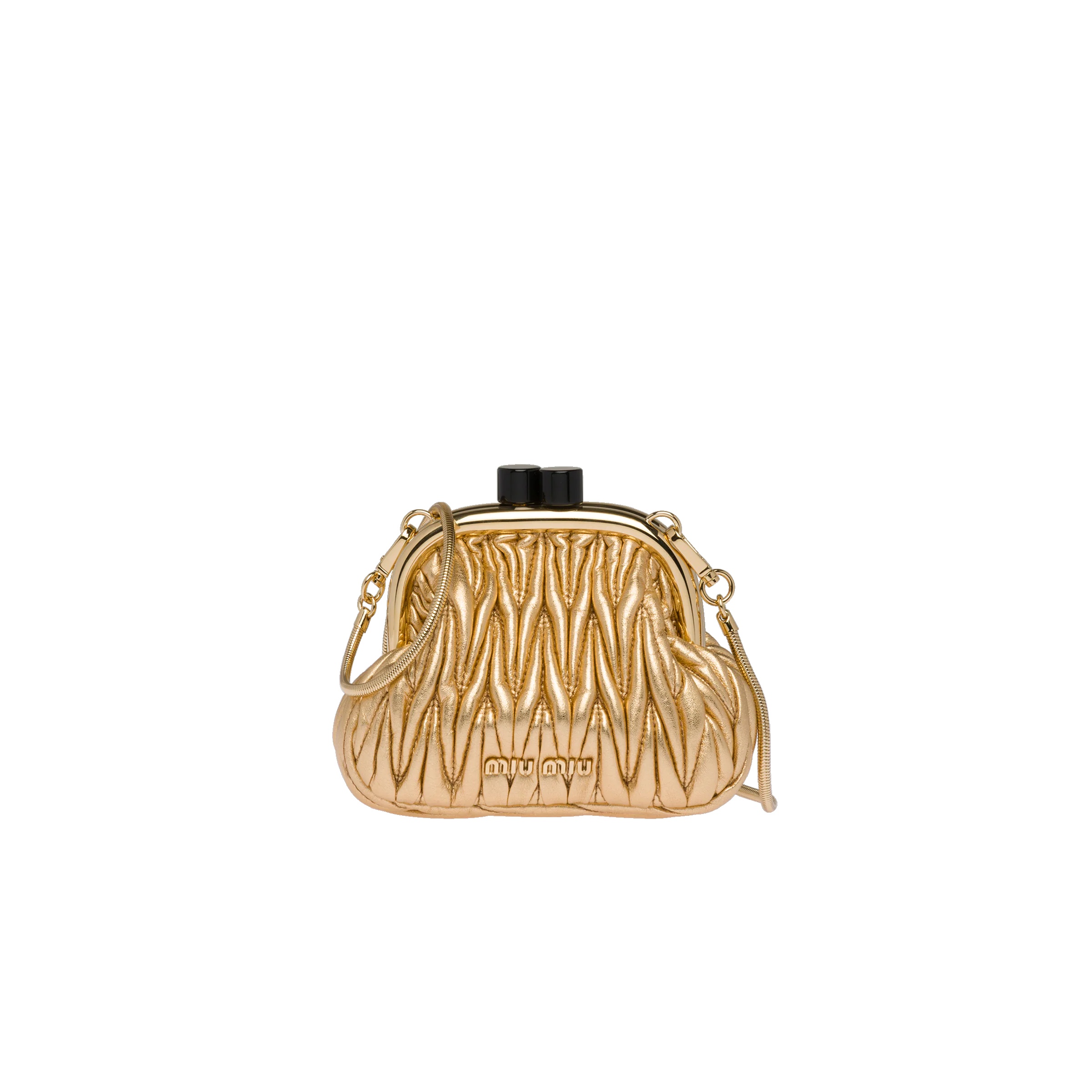 Miu Belle nappa leather mini-bag - 1