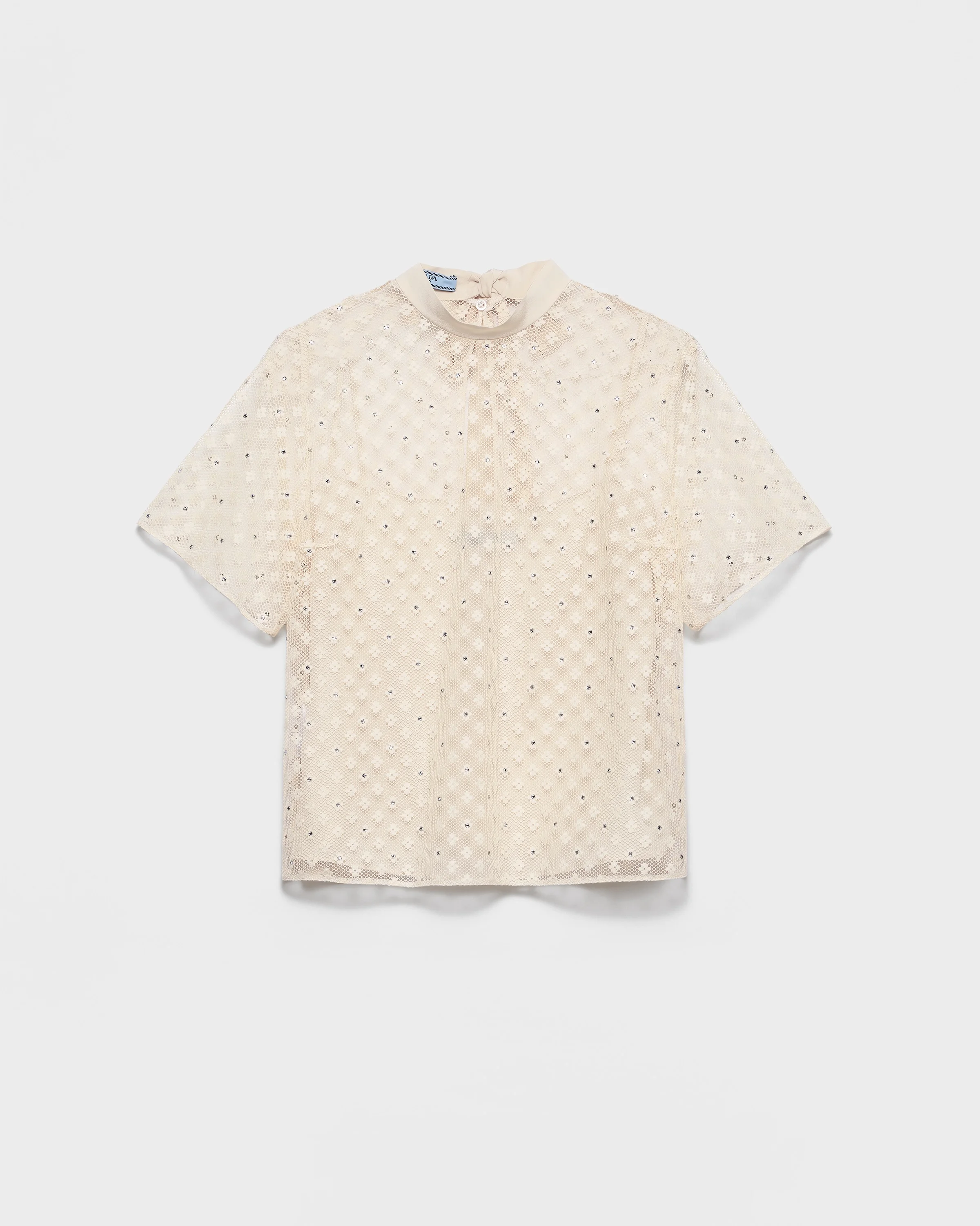 Embroidered lace top - 1