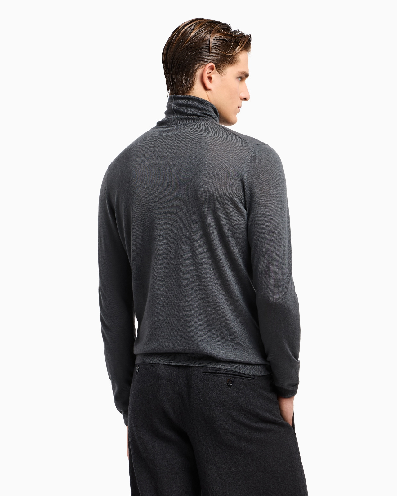 CASHMERE MOCK-NECK JUMPER - 3