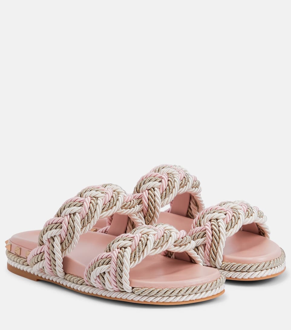 Rockstud espadrille sandals - 1